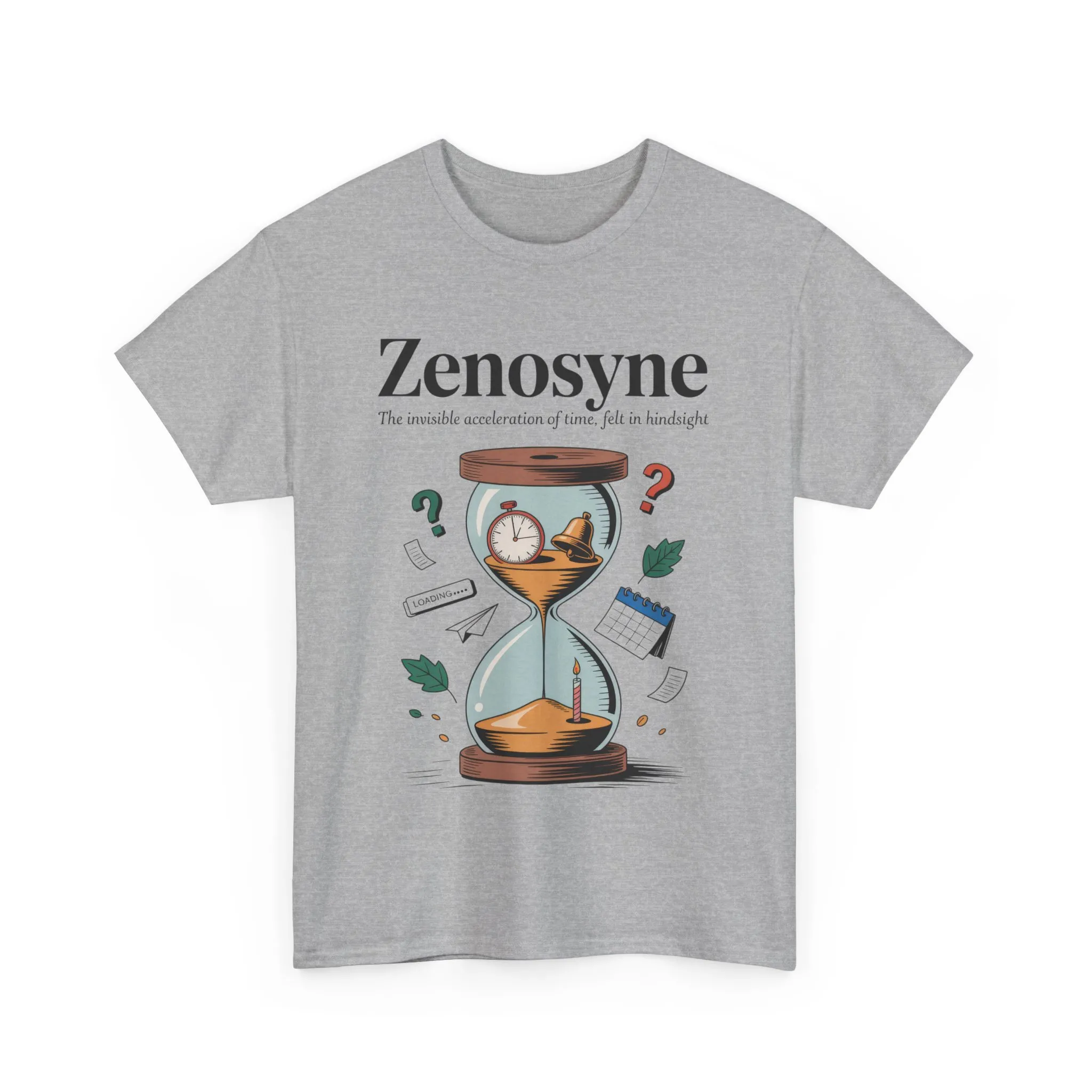 Zenosyne Unisex Heavy Cotton Tee, Aesthetic Word Tee, existential tee, Emotional Word Tee, Moody Graphic Tee, Philosophical Tee - Image 9