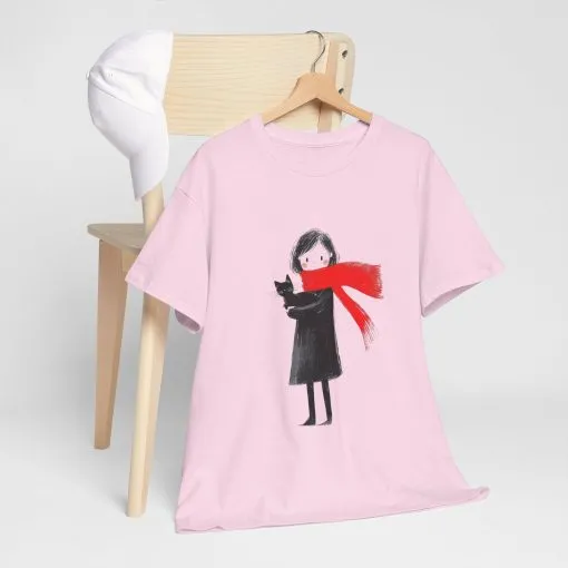 Cozy Cat Lover Tee, Unisex Cotton T-Shirt for Cat Owners, Gift for Pet Lovers, Cute Animal Apparel, Perfect for All Occasions - Image 17