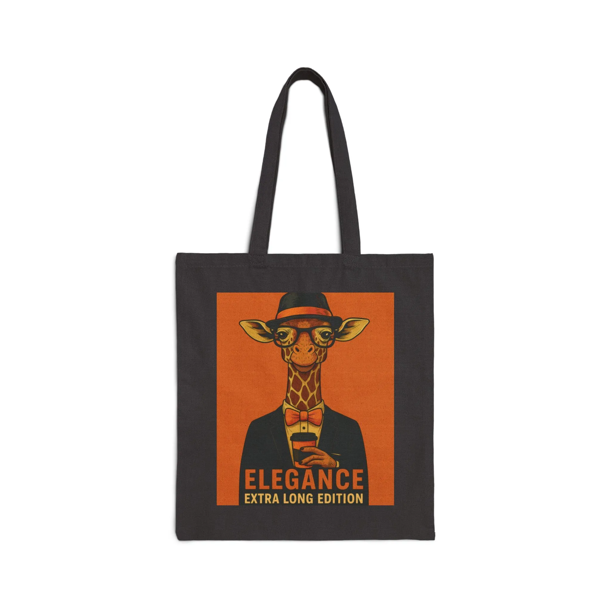Elegant Giraffe Canvas Tote Bag, Eco-Friendly Fashion, Reusable Shopping, Gift for Animal Lovers, Unique Design, Stylish Carry-All - Image 6