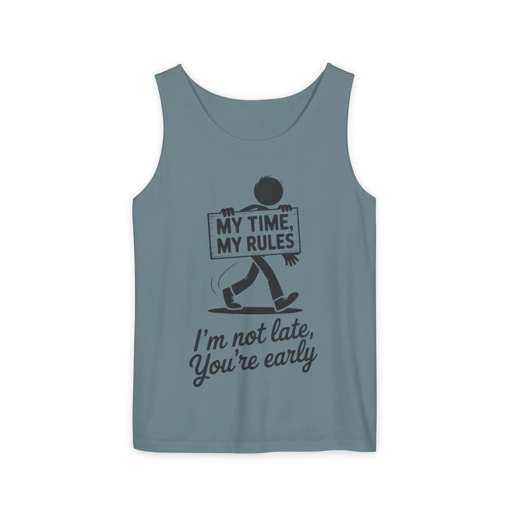My Time, My Rules Tank Top, Fun Casual Wear for Any Occasion, Relaxed Vibe, Time Management Humor, Self love t shirt - Image 19