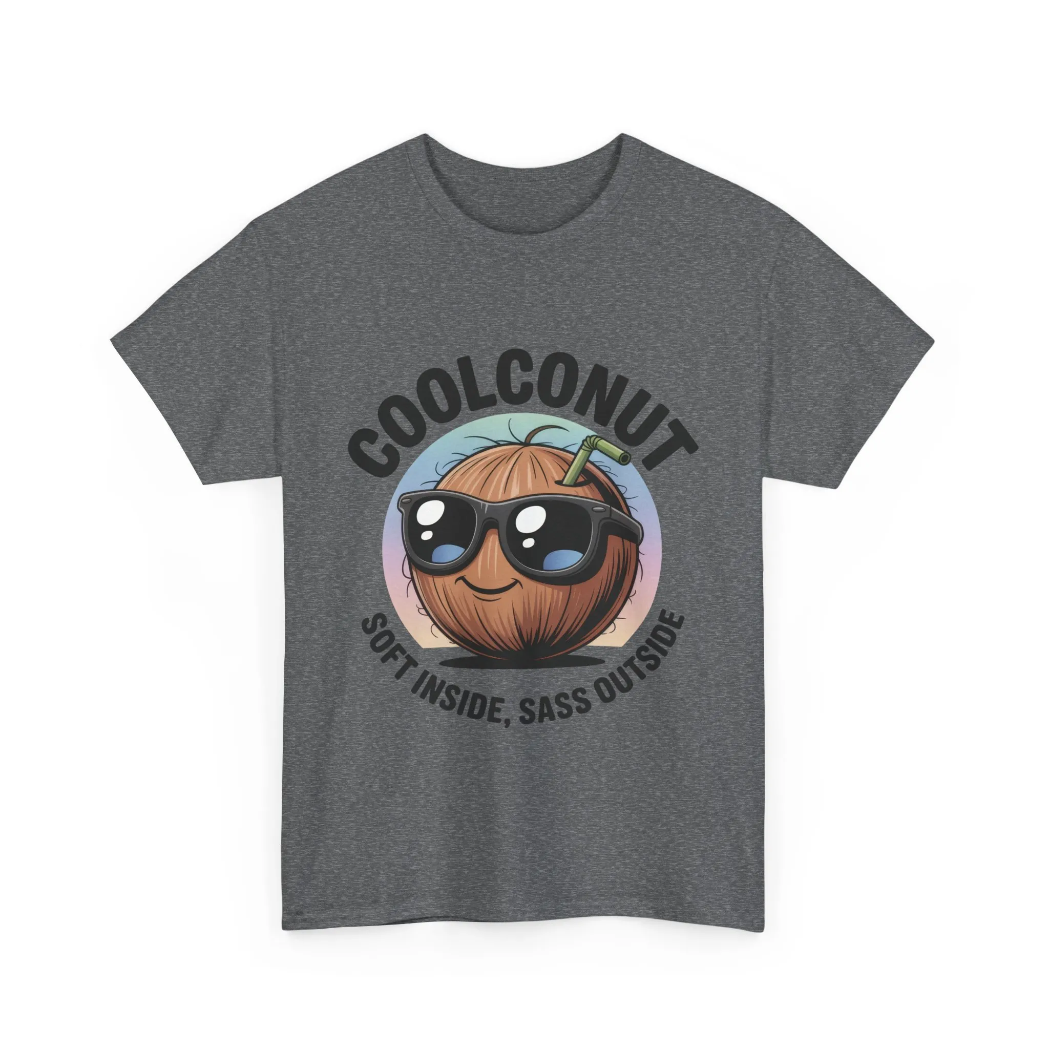 Coolconut Graphic Men's Tee, Soft Inside Sass Outside, Men's T-Shirt for Beach Lovers, Men's Fun Gift, Summer Vibes, Humor Apparel - Image 21