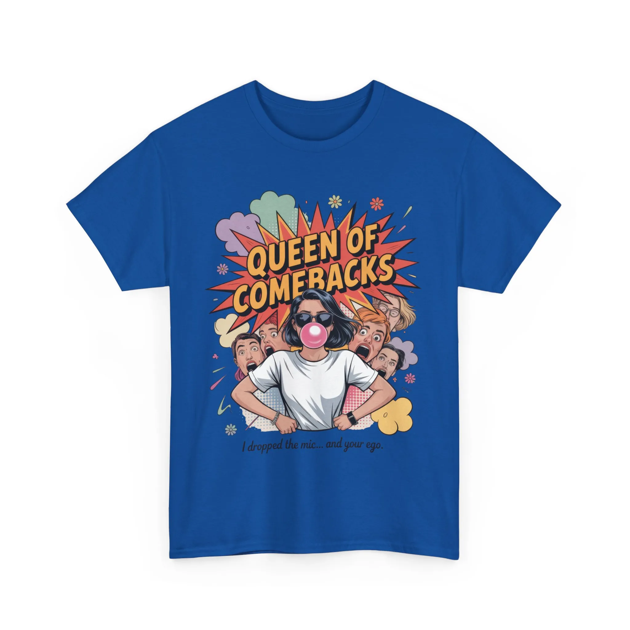 Funny Women's T-Shirt, Queen of Comebacks Tee, Funny Graphic T-Shirt, Heavy Cotton Shirt, Gift for Her, Casual Wear, Comedy Apparel - Image 15