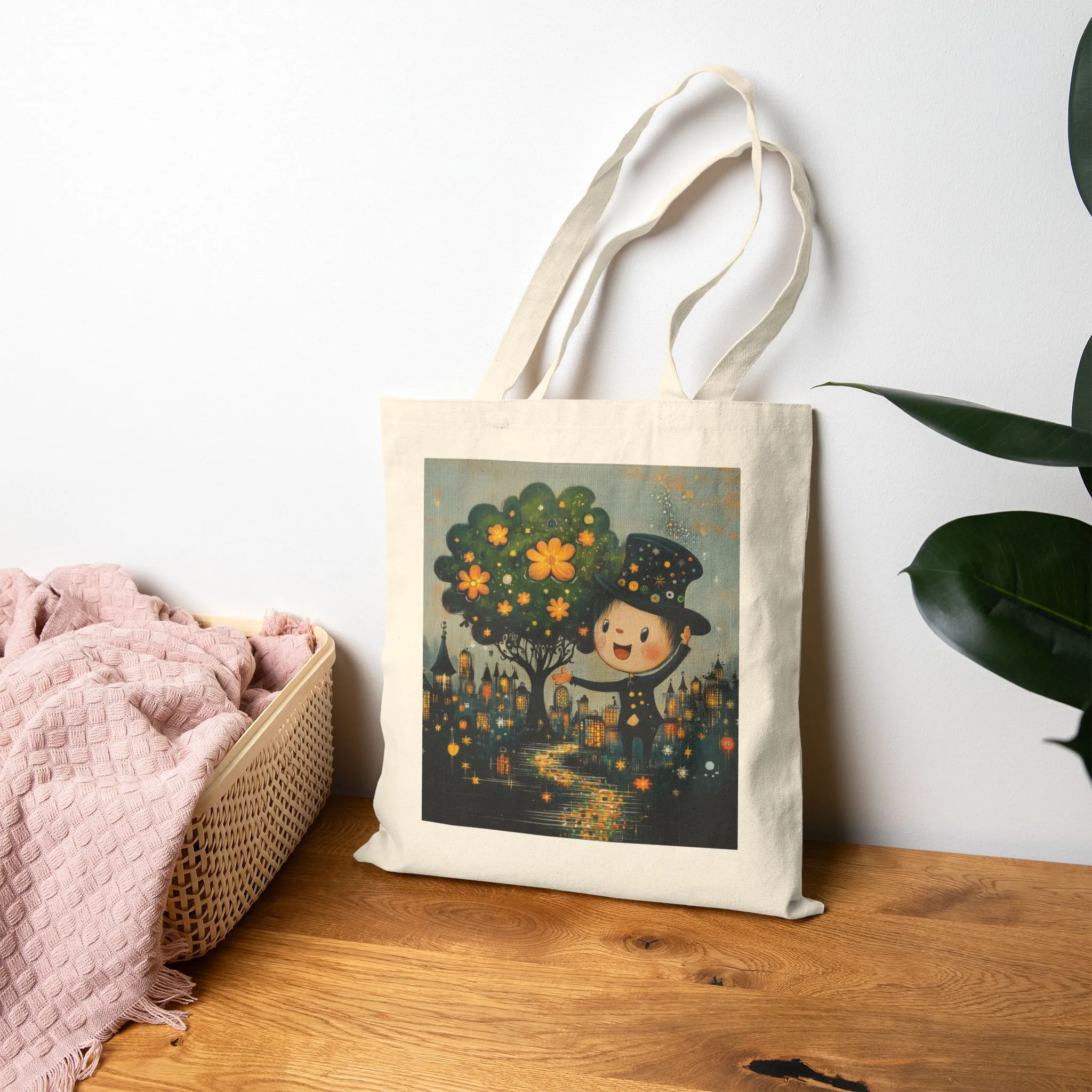 Eco-Friendly Cotton Canvas Tote Bag, Cute Gift for Nature Lovers, Beach Bag, Shopping Tote, Earth Day Accessory, Reusable Bag - Image 6