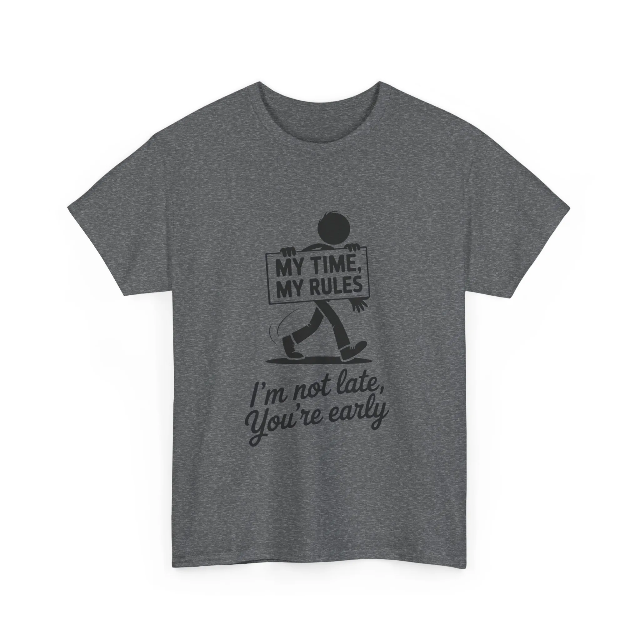 My Time My Rules Men's T-Shirt, Funny T-Shirt, Casual Wear, confident Men's shirt, self love t shirt, Time Management Humor, sassy quote tee - Image 18