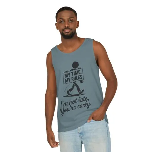 My Time, My Rules Tank Top, Fun Casual Wear for Any Occasion, Relaxed Vibe, Time Management Humor, Self love t shirt - Image 21