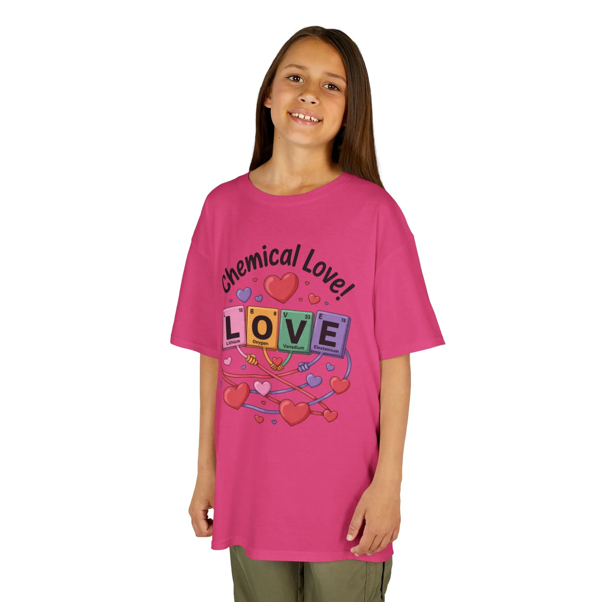 Kids Love Chemistry Girl Tee, Cute Gift for Science Lovers, Valentines Day, Fun Classroom Wear, Adorable Kids Shirt, Colorful Kids Apparel - Image 29
