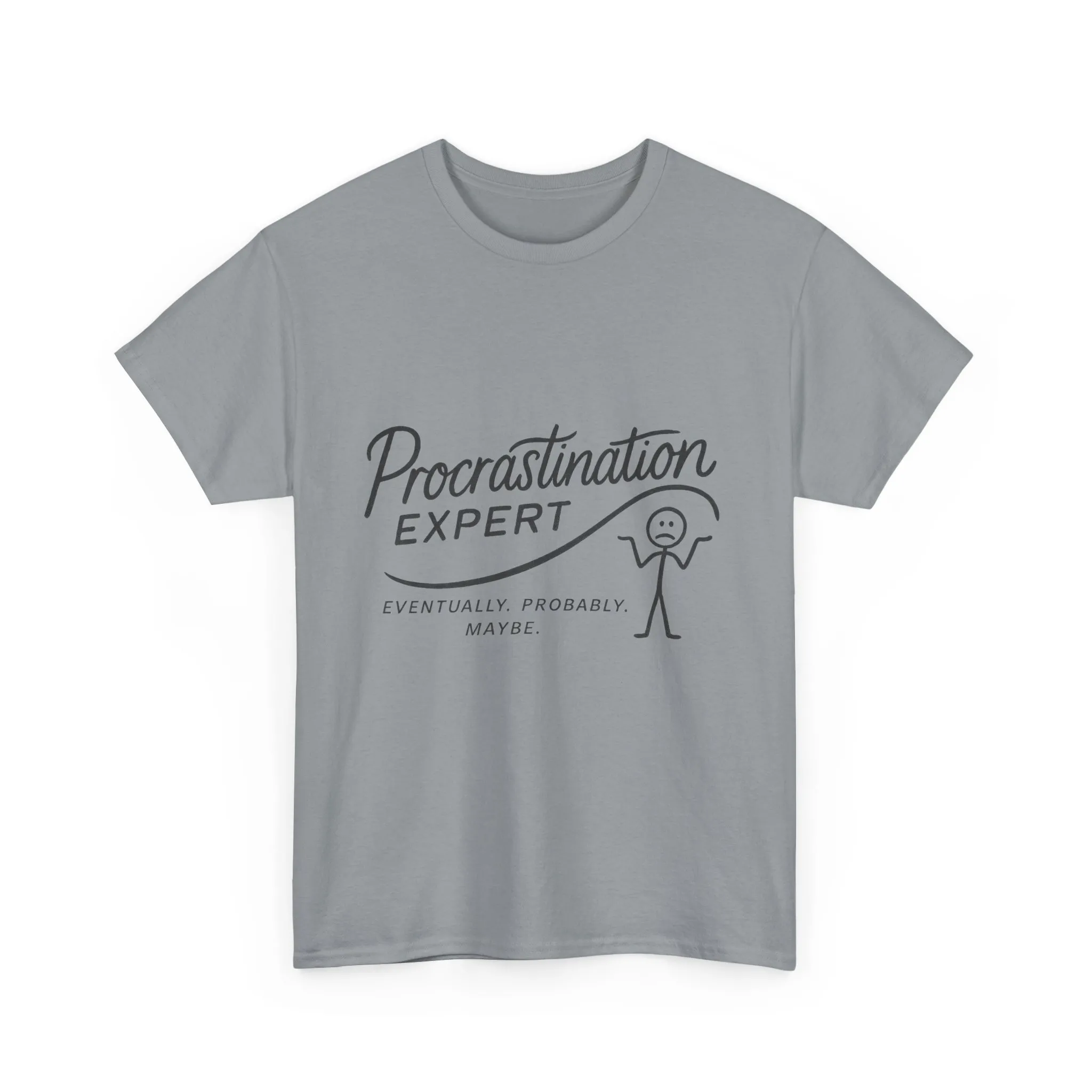 Procrastination Expert Men's Tee, Funny Shirt for Slackers, Gift for Students, Men's Comfortable Casual Wear, Laughs for Every Occasion - Image 13