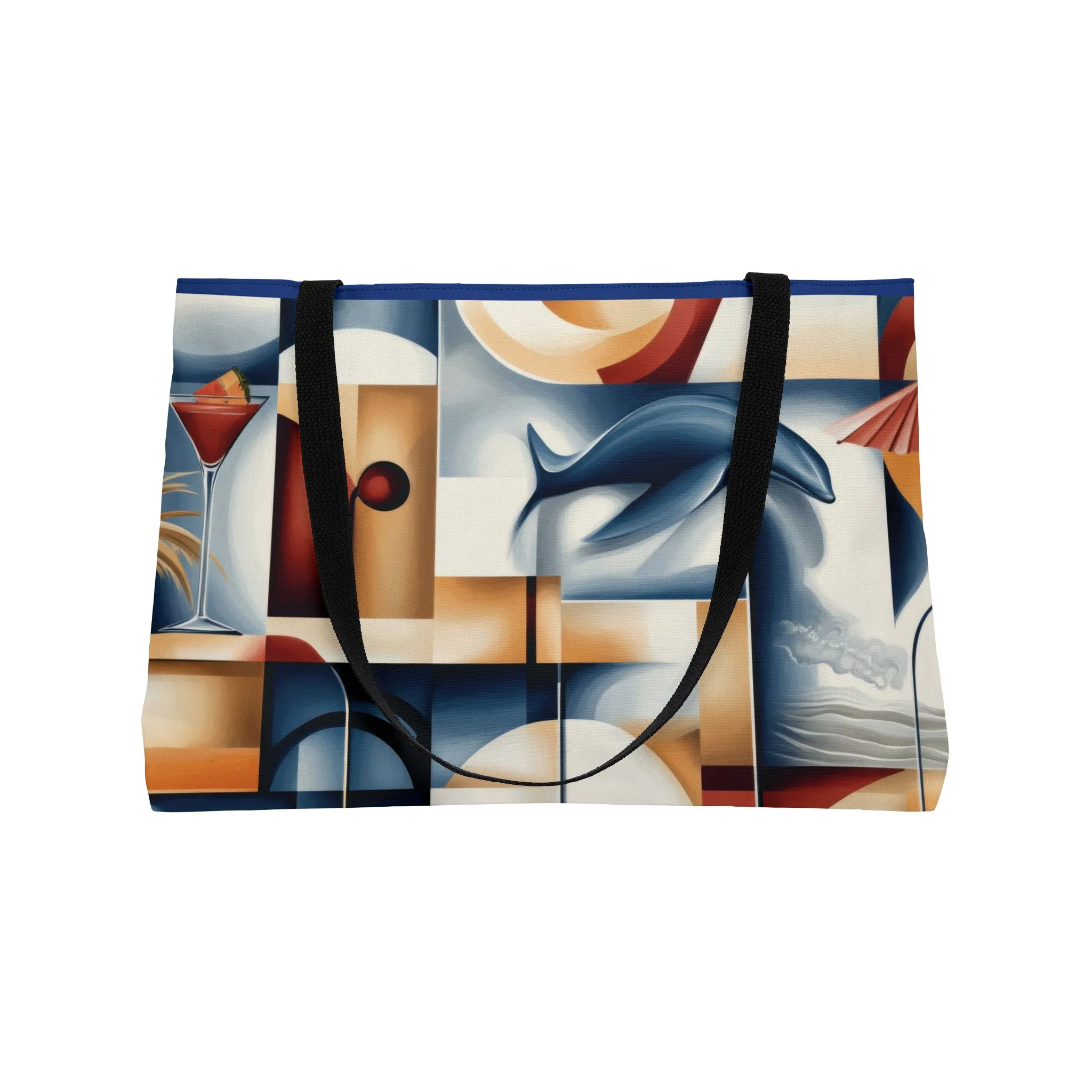 Stylish Weekender Tote Bag, Perfect for Travel, Beach Days, Gym, Shopping, Versatile Handbag - Image 4