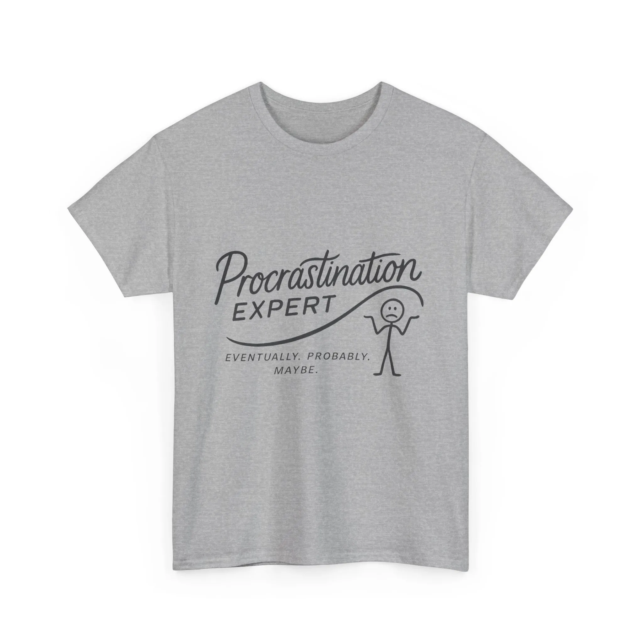 Procrastination Expert Men's Tee, Funny Shirt for Slackers, Gift for Students, Men's Comfortable Casual Wear, Laughs for Every Occasion - Image 8