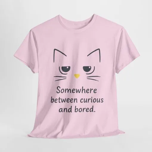 Funny Cat Quote Unisex Tee, Comfortable Casual Shirt, Gift for Cat Lovers, Everyday Wear, Unique Humor Tee, Relaxed Fit Cotton - Image 3
