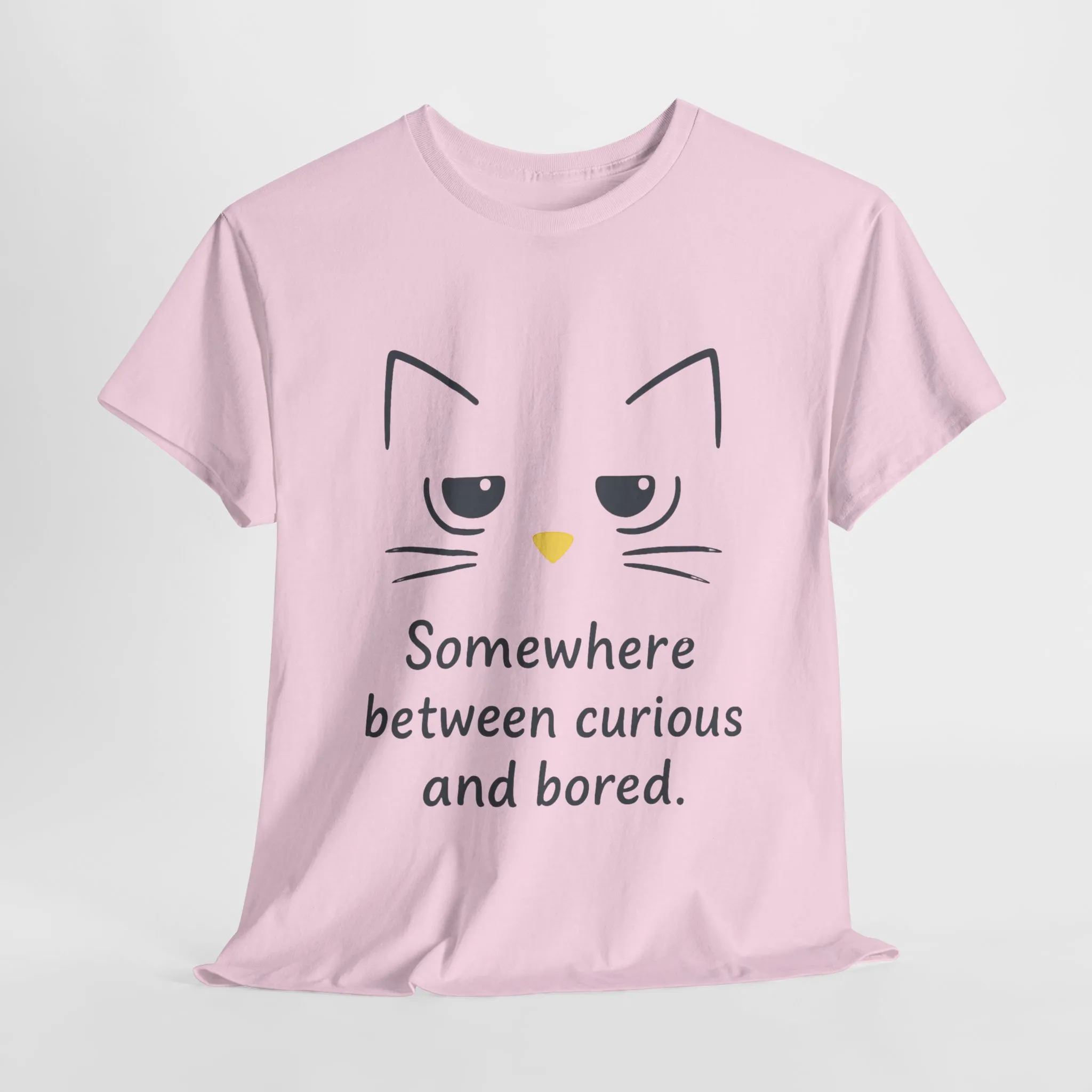 Funny Cat Quote Unisex Tee, Comfortable Casual Shirt, Gift for Cat Lovers, Everyday Wear, Unique Humor Tee, Relaxed Fit Cotton - Image 3