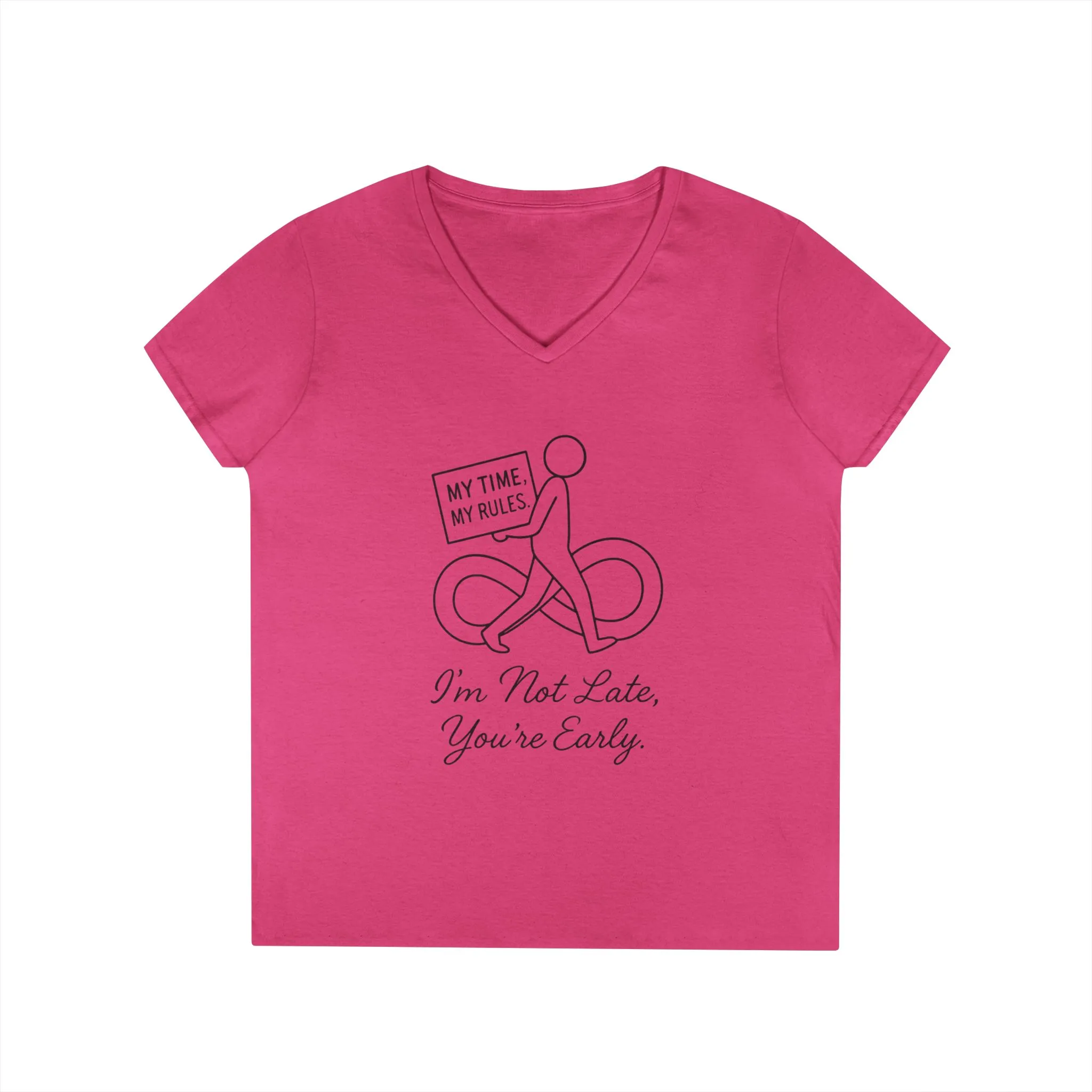 My Time My Rules Women's V-Neck T-Shirt, Funny T-Shirt, Casual Wear, women empowerment tee, confident woman shirt, self love t shirt - Image 16
