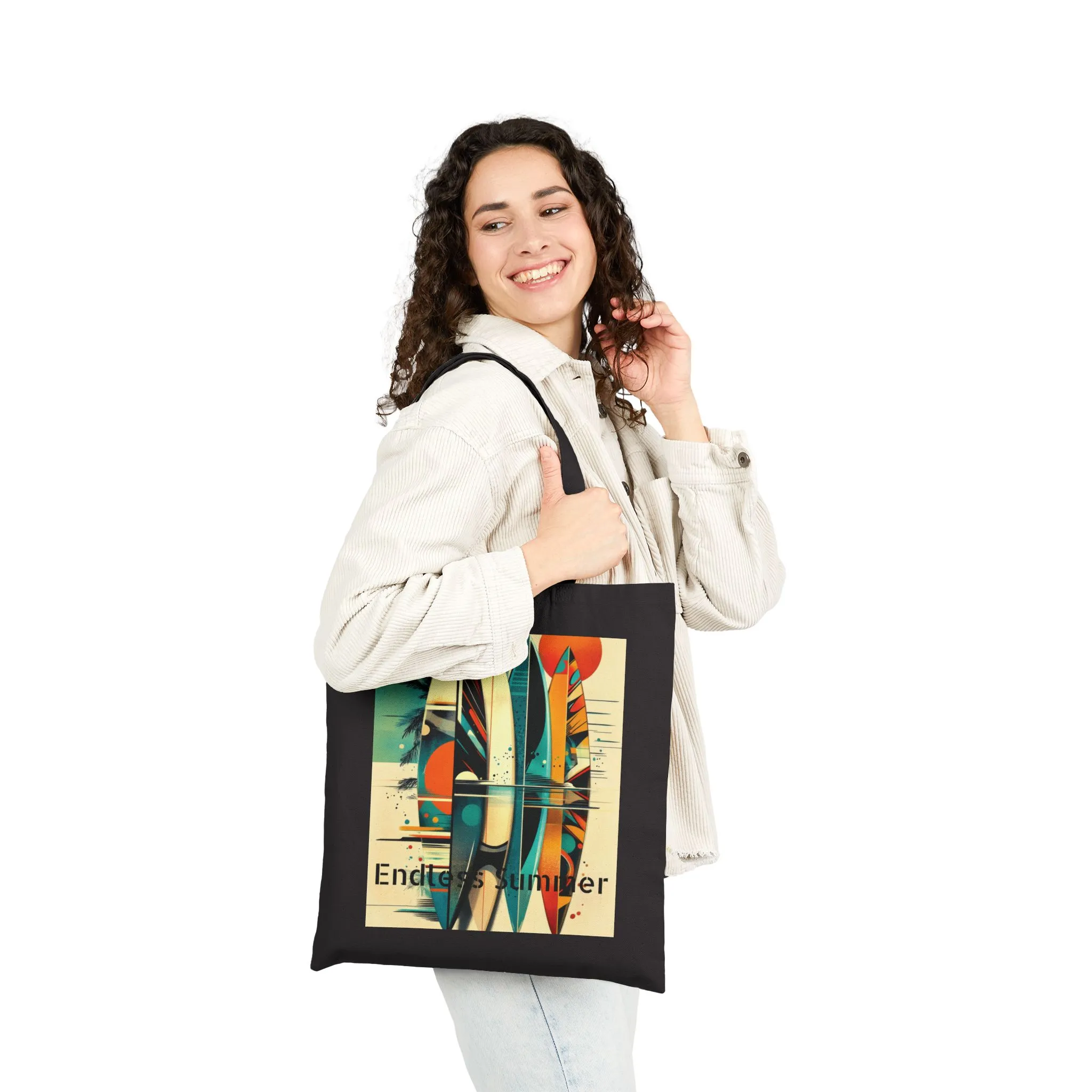 Endless Summer Surf Tote Bag, Beach Bag, Eco-Friendly Shopping Tote, Summer Accessories, Gift for Surfers, Casual Everyday Bag - Image 8