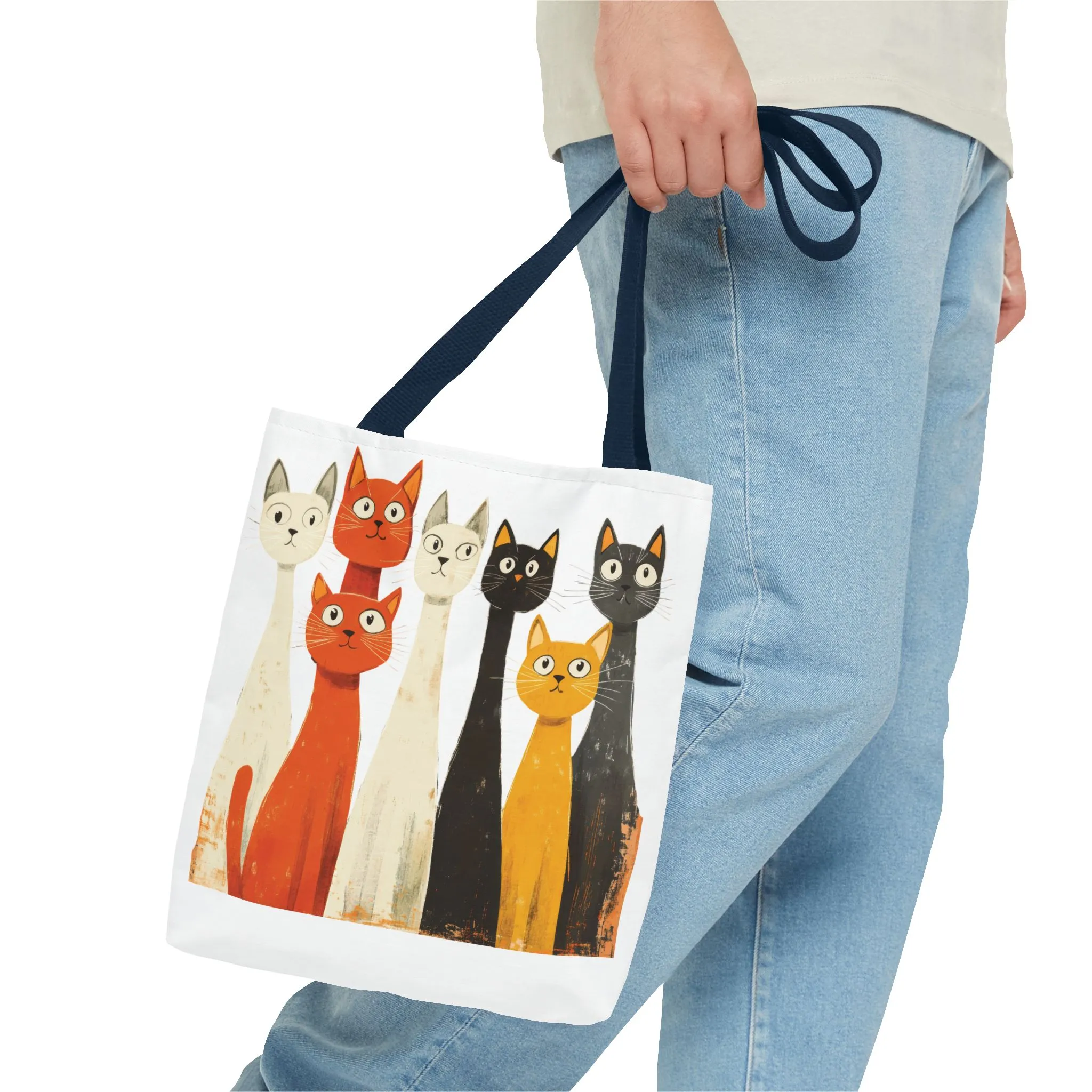 Playful Cat Design Tote Bag – Perfect for Animal Lovers - Image 51