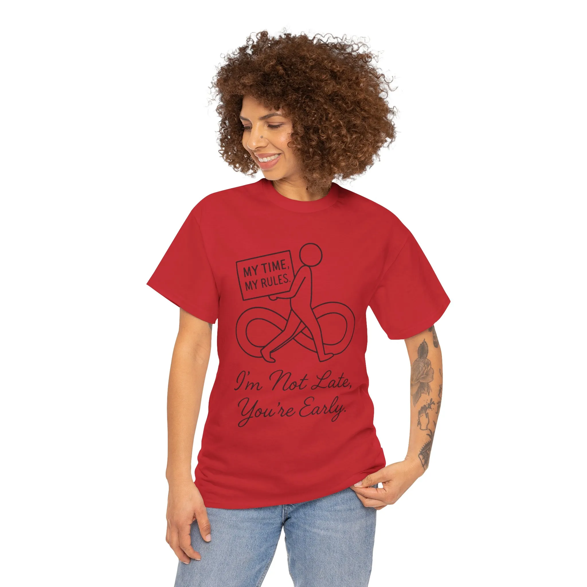 My Time My Rules Women's Heavy Cotton Tee, Funny T-Shirt, Casual Wear, women empowerment tee, confident woman shirt, self love t shirt - Image 28