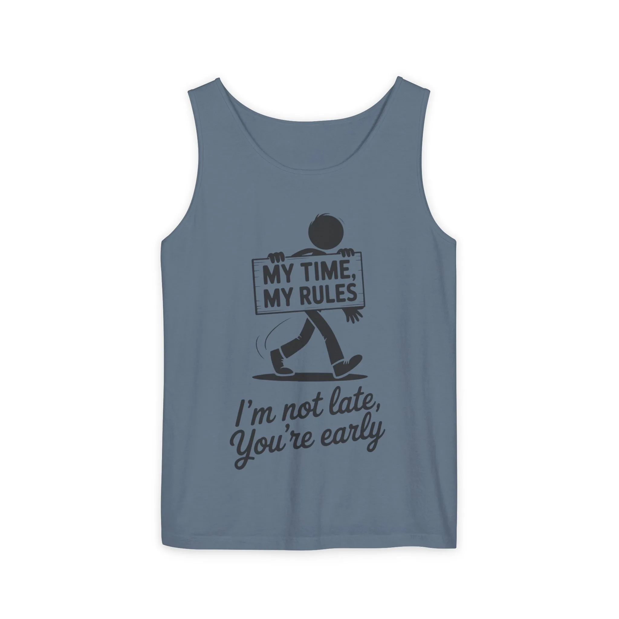 My Time, My Rules Tank Top, Fun Casual Wear for Any Occasion, Relaxed Vibe, Time Management Humor, Self love t shirt - Image 16
