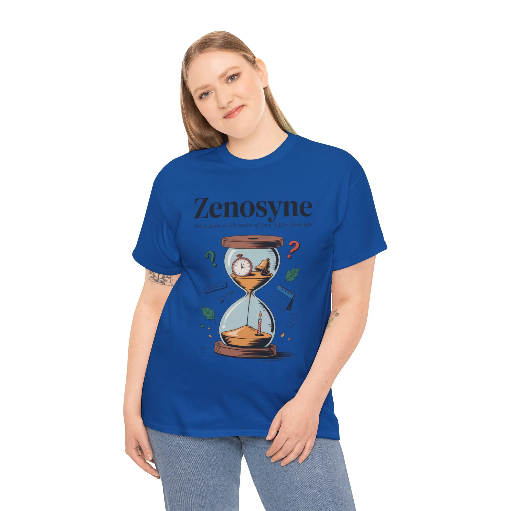 Zenosyne Unisex Heavy Cotton Tee, Aesthetic Word Tee, existential tee, Emotional Word Tee, Moody Graphic Tee, Philosophical Tee - Image 18
