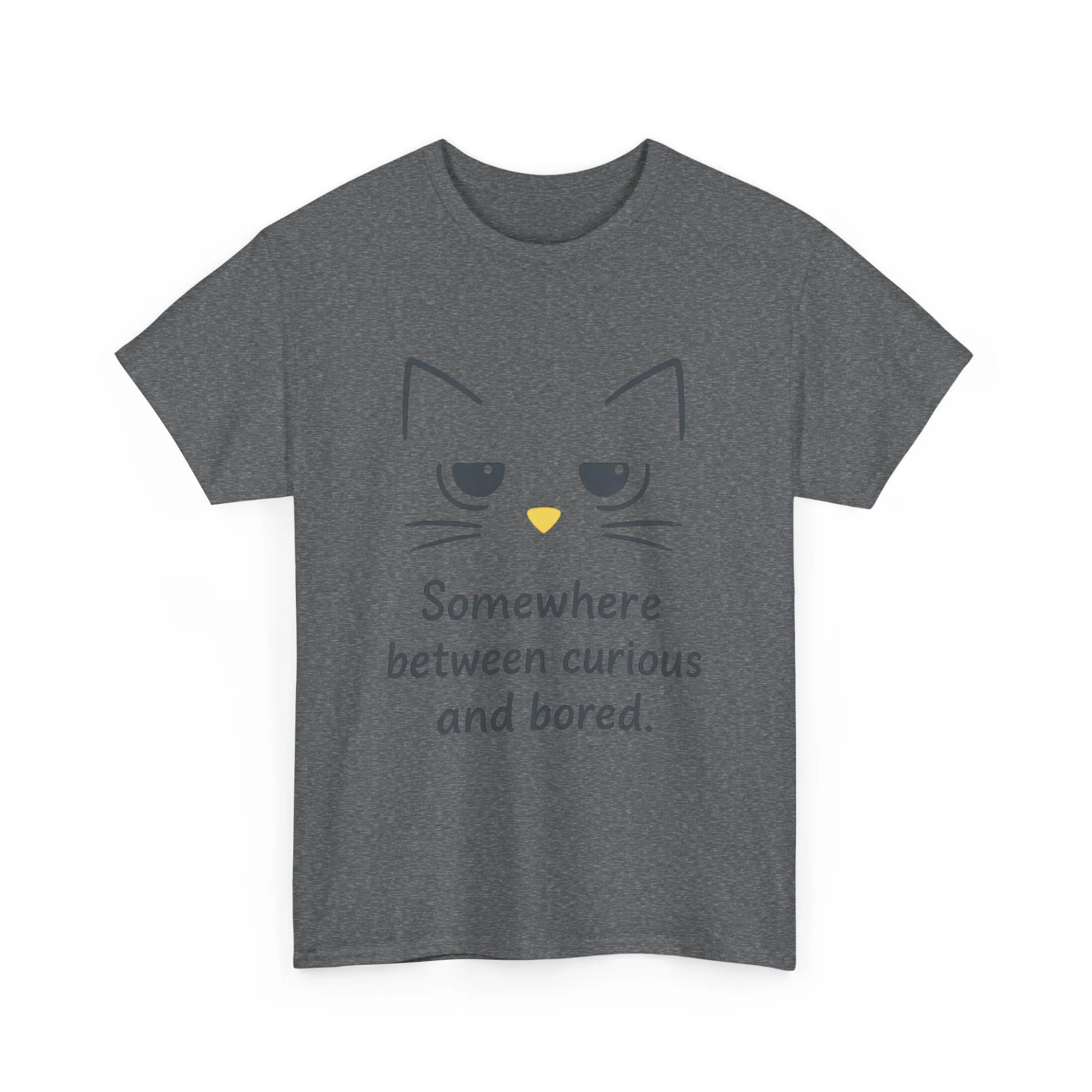 Funny Cat Quote Unisex Tee, Comfortable Casual Shirt, Gift for Cat Lovers, Everyday Wear, Unique Humor Tee, Relaxed Fit Cotton - Image 18