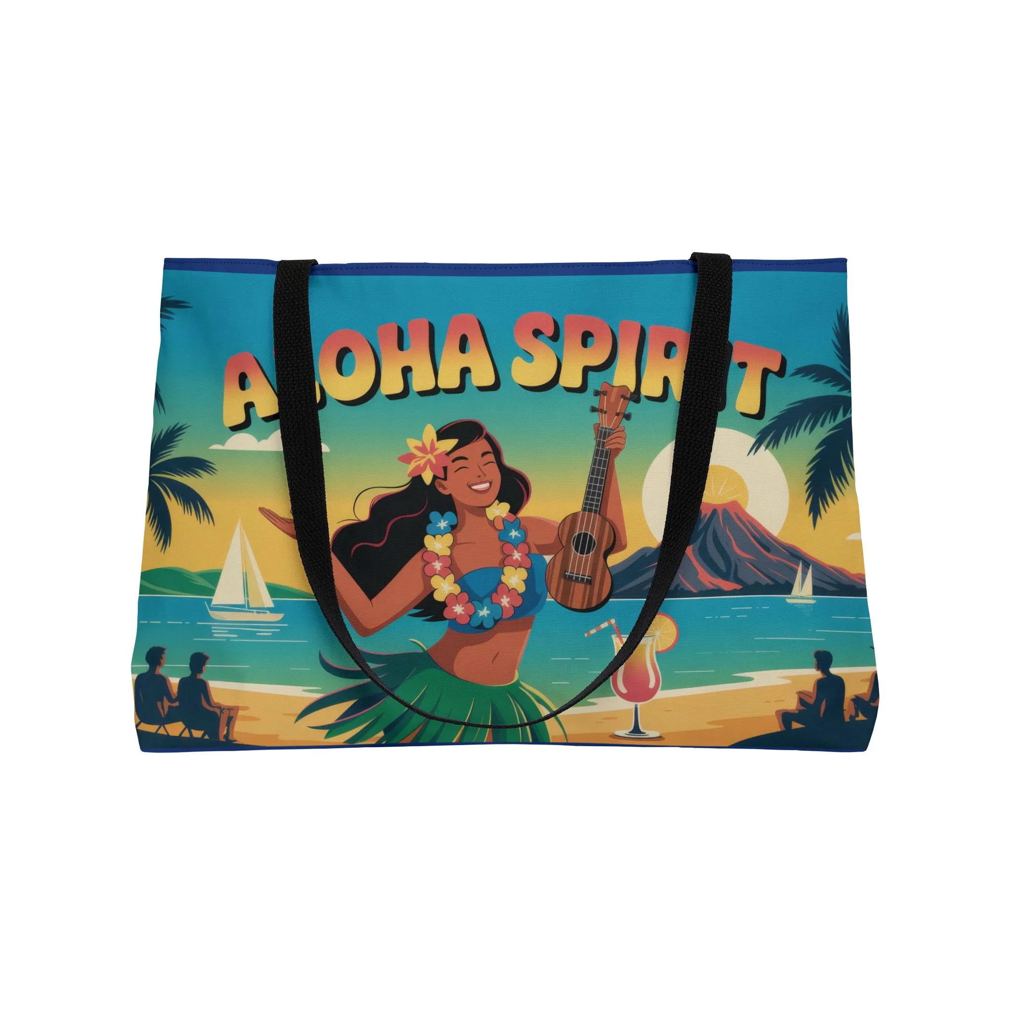 Aloha Spirit Weekender Tote Bag, Beach Bag, Travel Tote, Vacation Accessory, Summer Bag, Hawaii Inspired - Image 4