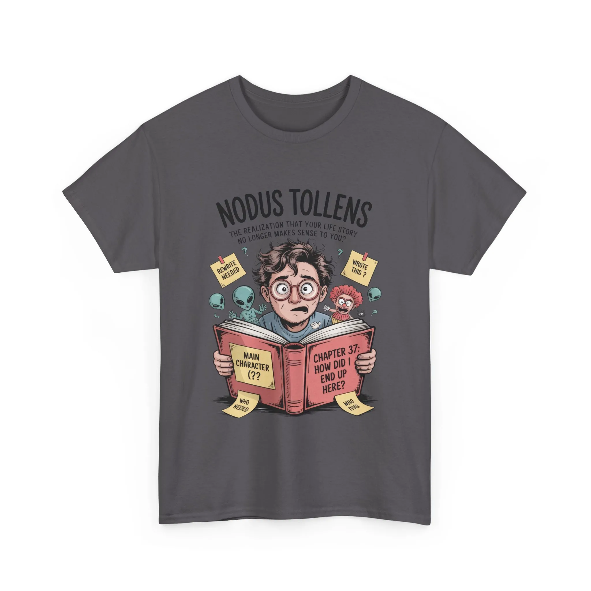 Nodus Tollens Men's T-Shirt, Men's Heavy Cotton Shirt, Latin Words, Moods & Modes, Self-Awareness, Quirky Humor Shirt - Image 18