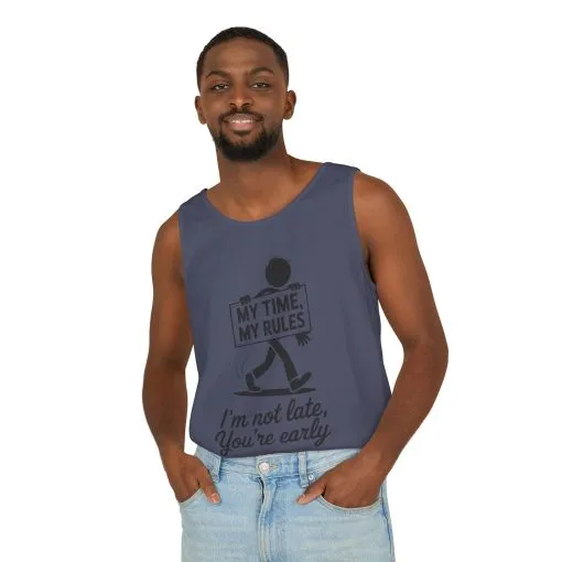 My Time, My Rules Tank Top, Fun Casual Wear for Any Occasion, Relaxed Vibe, Time Management Humor, Self love t shirt - Image 24