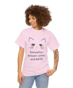 Funny Cat Quote Unisex Tee, Comfortable Casual Shirt, Gift for Cat Lovers, Everyday Wear, Unique Humor Tee, Relaxed Fit Cotton