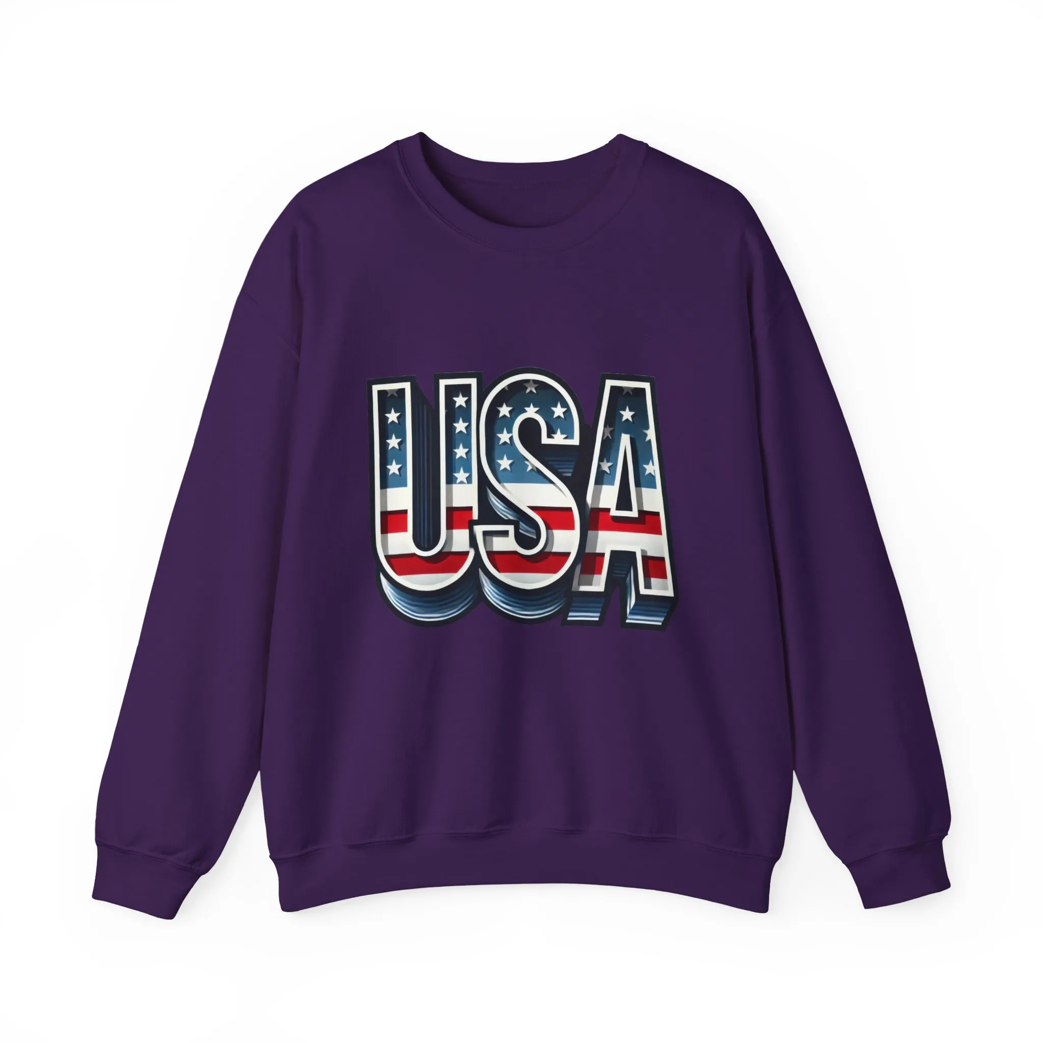 USA Patriotic Crewneck Sweatshirt for All Seasons, Cozy Sweatshirt for Independence Day, Casual Wear, Gift for Friends and Family - Image 22