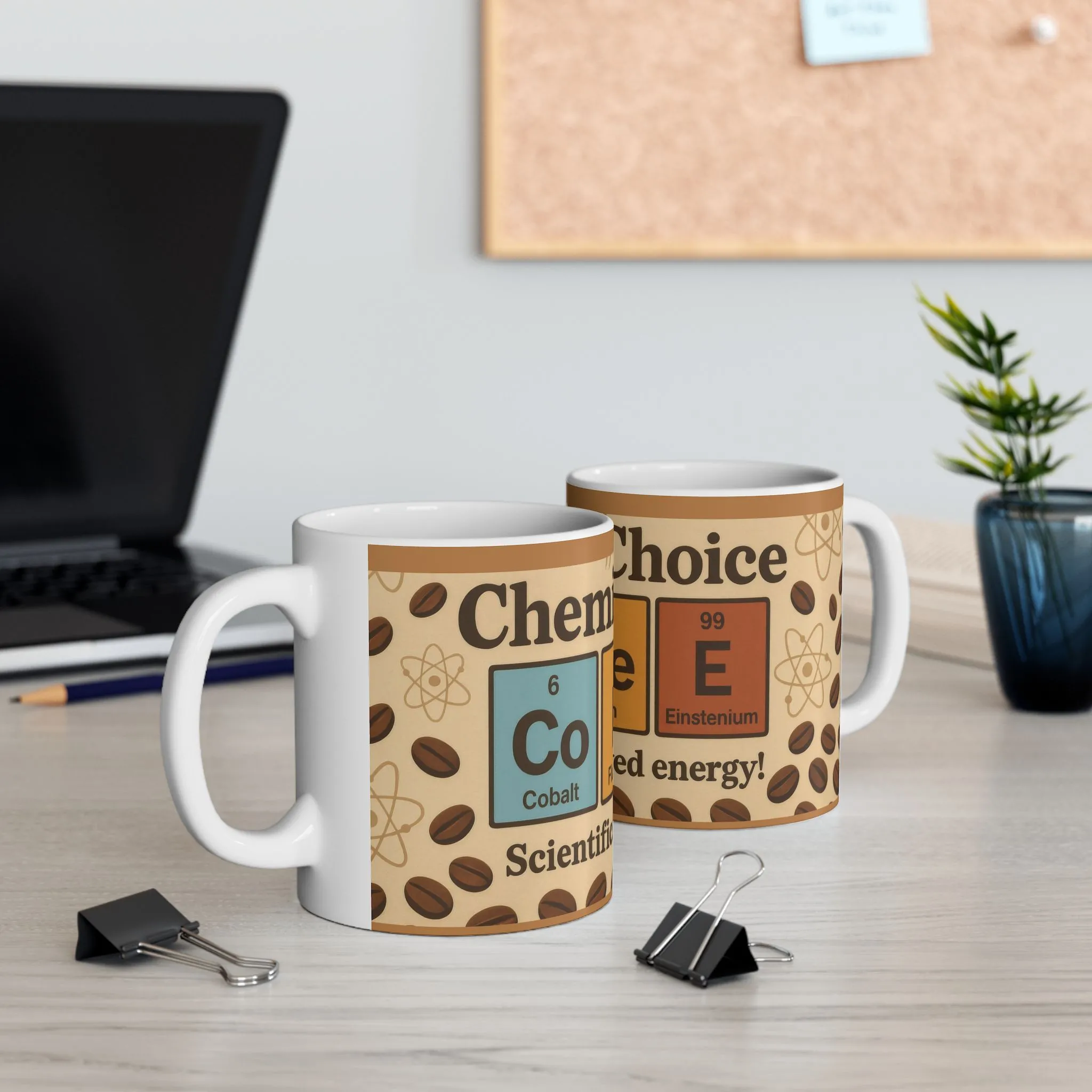 Chemist’s Choice Coffee Mug, Funny Periodic Table Gift for Science Lovers, Caffeine Addict Mug, Nerdy Science Coffee Cup, Geek Gift Idea - Image 6