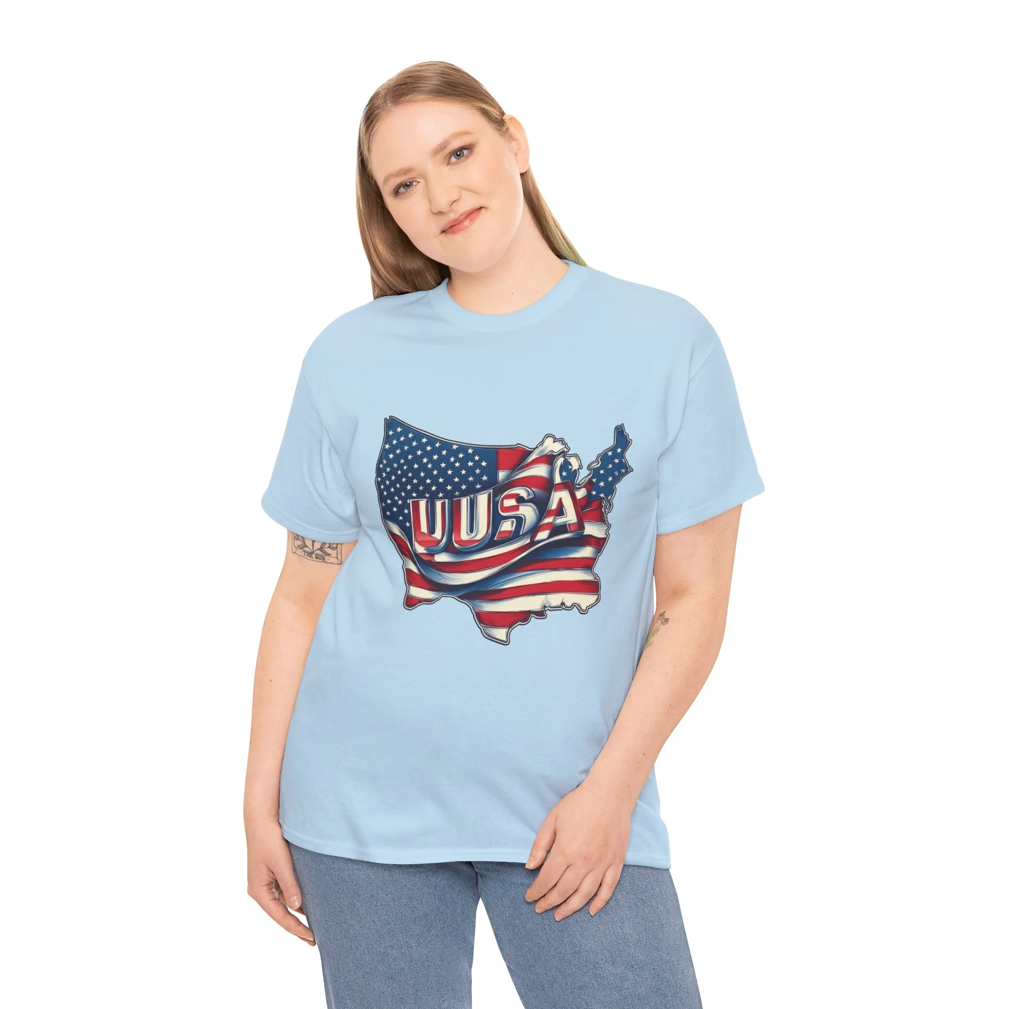 Patriotic Unisex Tee, USA Flag Design, Perfect for Independence Day, 4th of July, Gifts, Casual Wear, Festival - Image 16