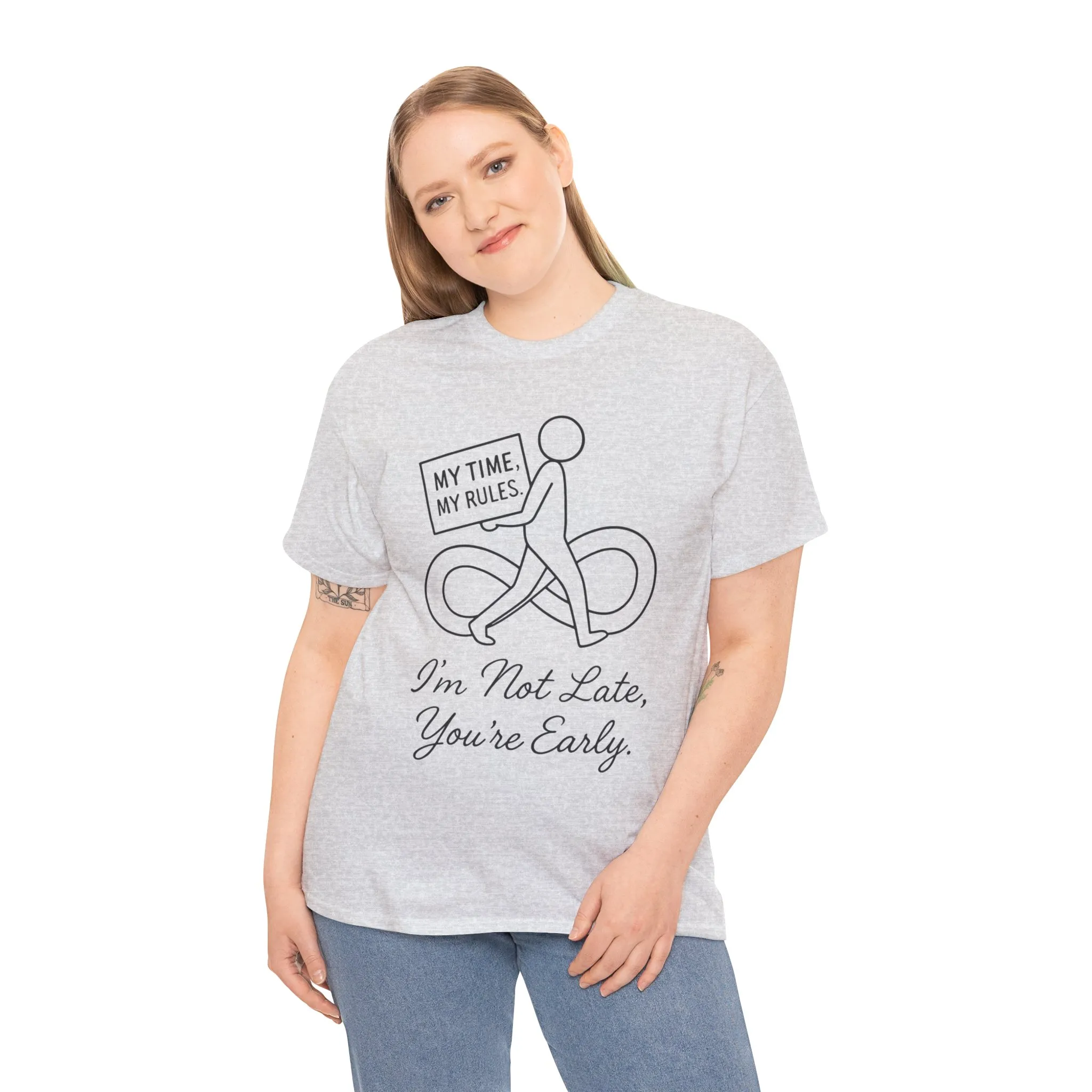 My Time My Rules Women's Heavy Cotton Tee, Funny T-Shirt, Casual Wear, women empowerment tee, confident woman shirt, self love t shirt - Image 32