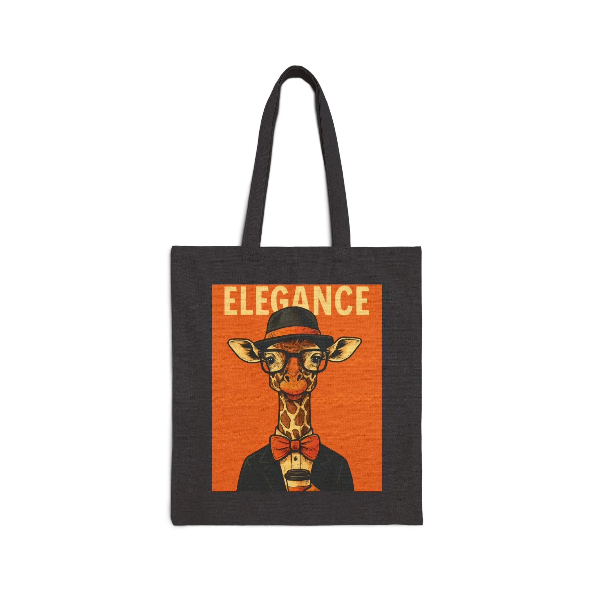 Elegant Giraffe Canvas Tote Bag, Eco-Friendly Fashion, Reusable Shopping, Gift for Animal Lovers, Unique Design, Stylish Carry-All - Image 7