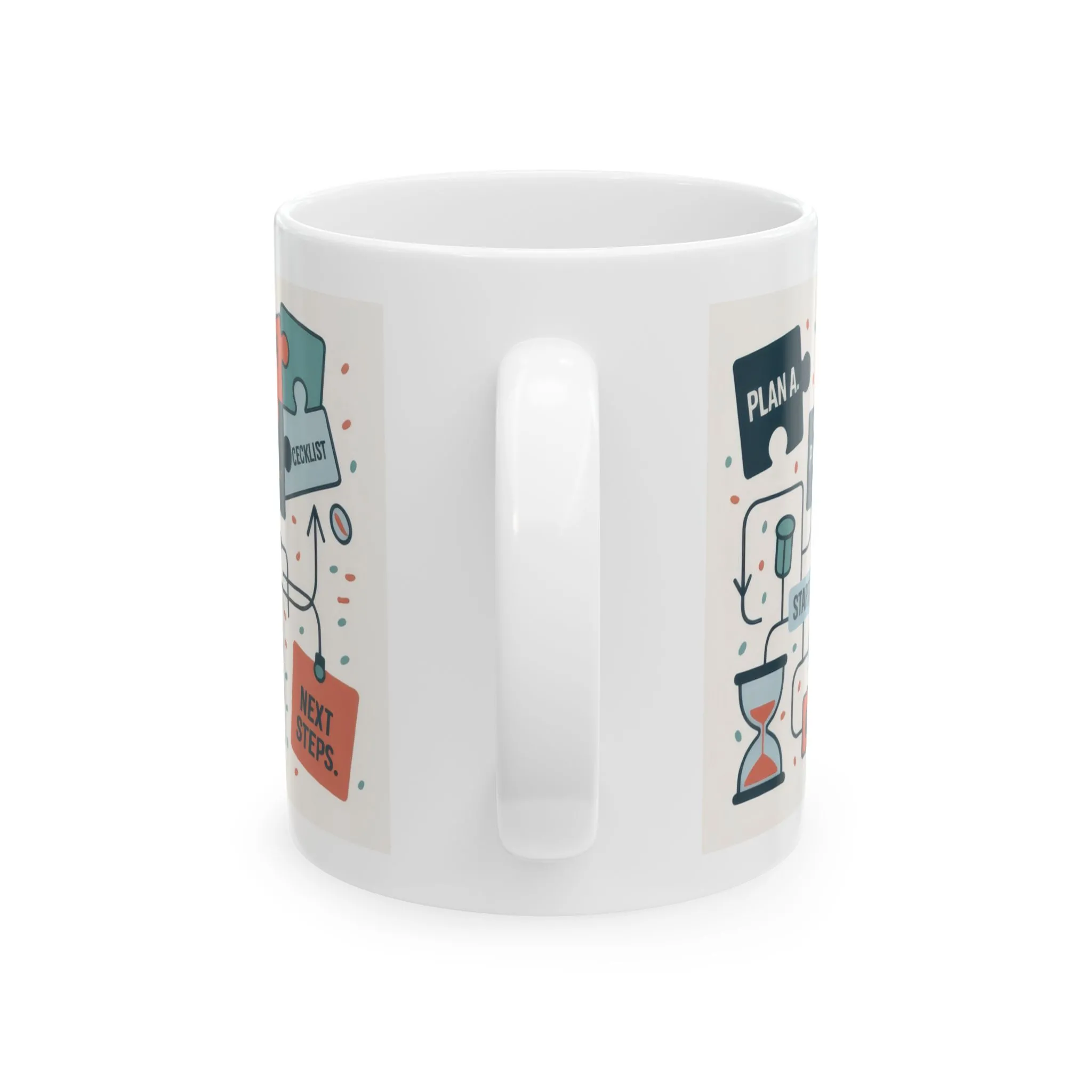 Funny OCD Strategy Mug, Organized Chaos Coffee Cup, Productivity Gift for Planners, Workflow Humor Mug, Office Desk Motivation, Fun Mug - Image 2