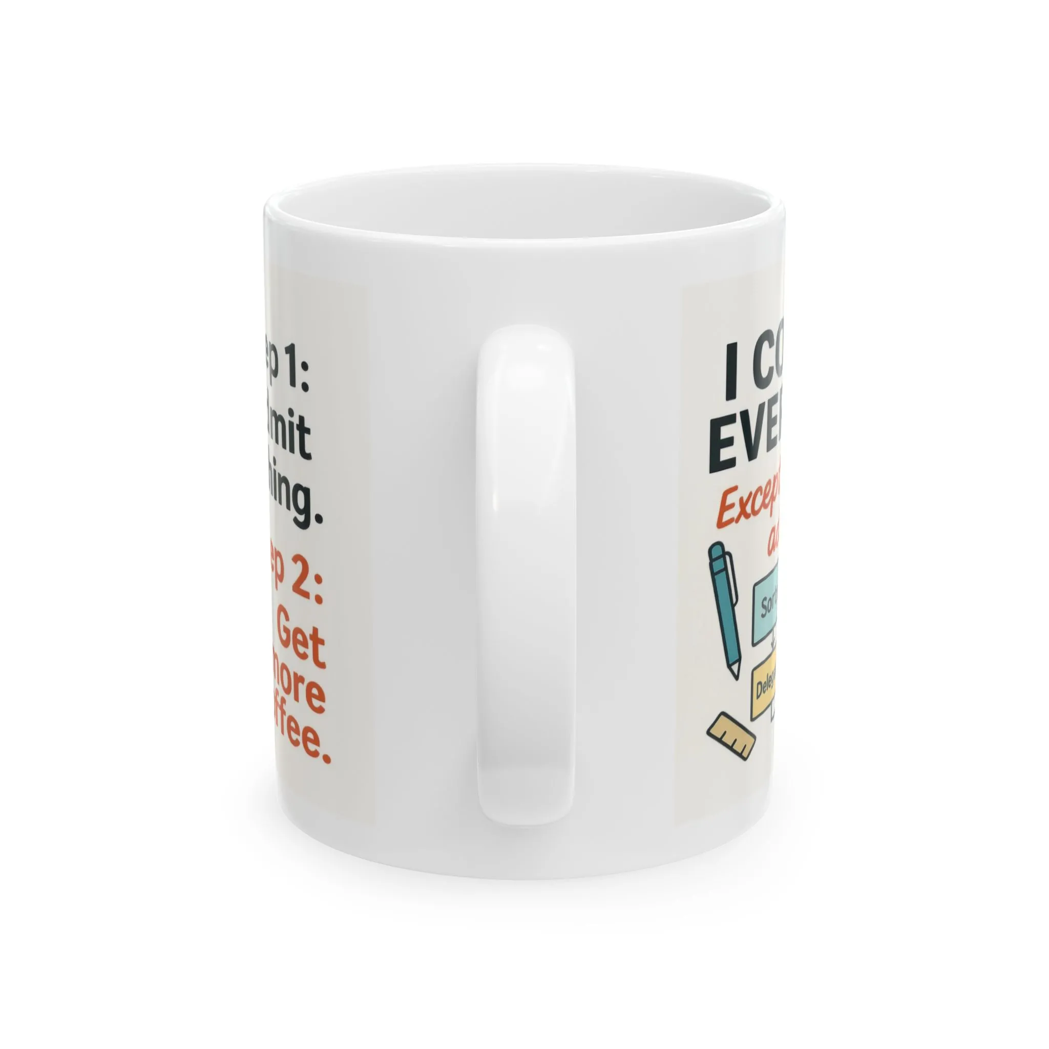 Funny Coffee Addiction Mug, Funny Coffee Lover Gift, Office Mug, Caffeine Addict Gift, Caffeine Chaos Humor Cup, Gift for Coffee Lovers - Image 3