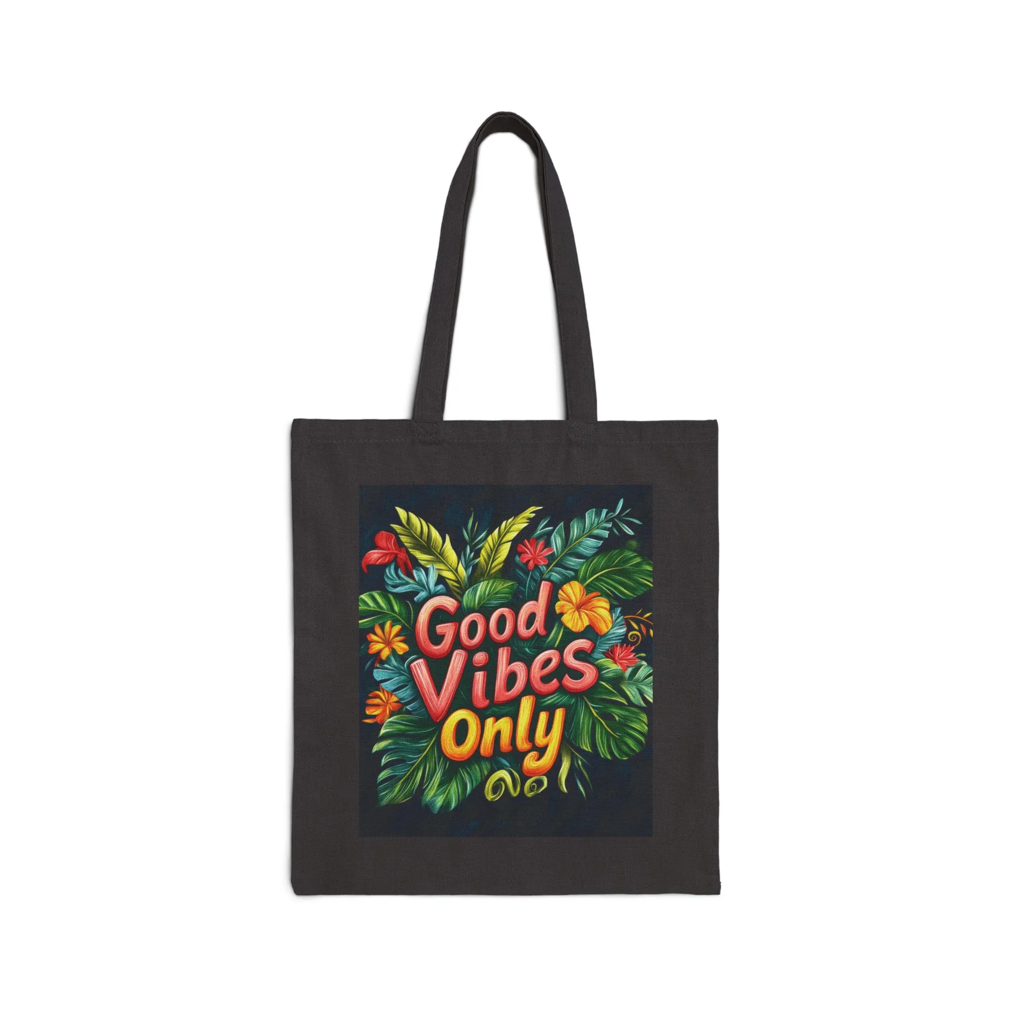 Good Vibes Only Tote Bag | Eco-Friendly Cotton Bag, Beach Bag, Shopper, Gift for Friends, Positive Energy Bag - Image 2