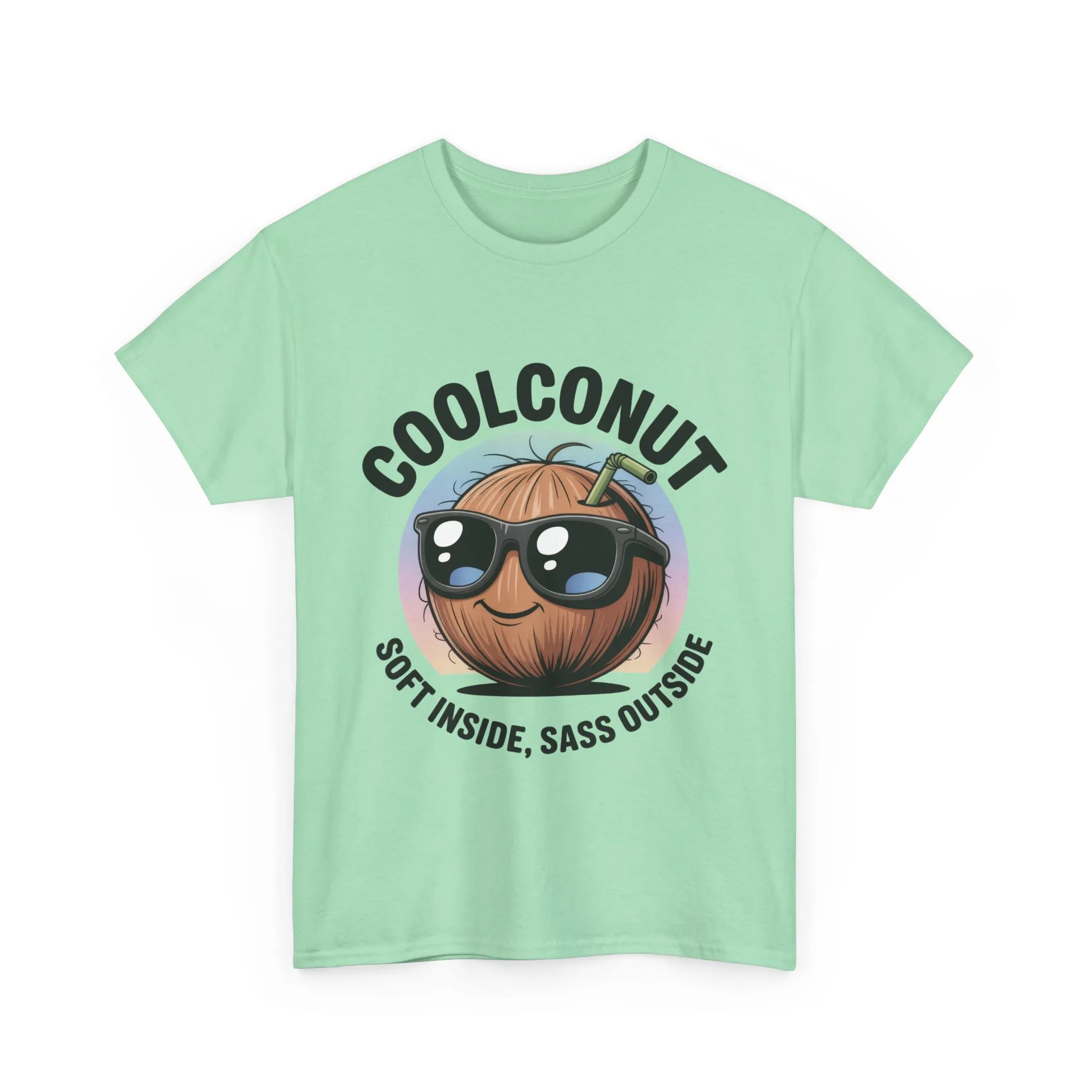 Coolconut Graphic Men's Tee, Soft Inside Sass Outside, Men's T-Shirt for Beach Lovers, Men's Fun Gift, Summer Vibes, Humor Apparel - Image 18