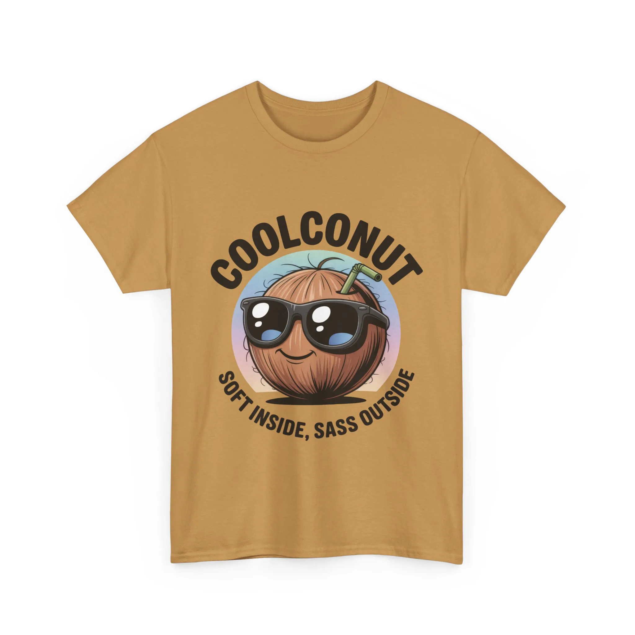 Coolconut Graphic Men's Tee, Soft Inside Sass Outside, Men's T-Shirt for Beach Lovers, Men's Fun Gift, Summer Vibes, Humor Apparel - Image 12