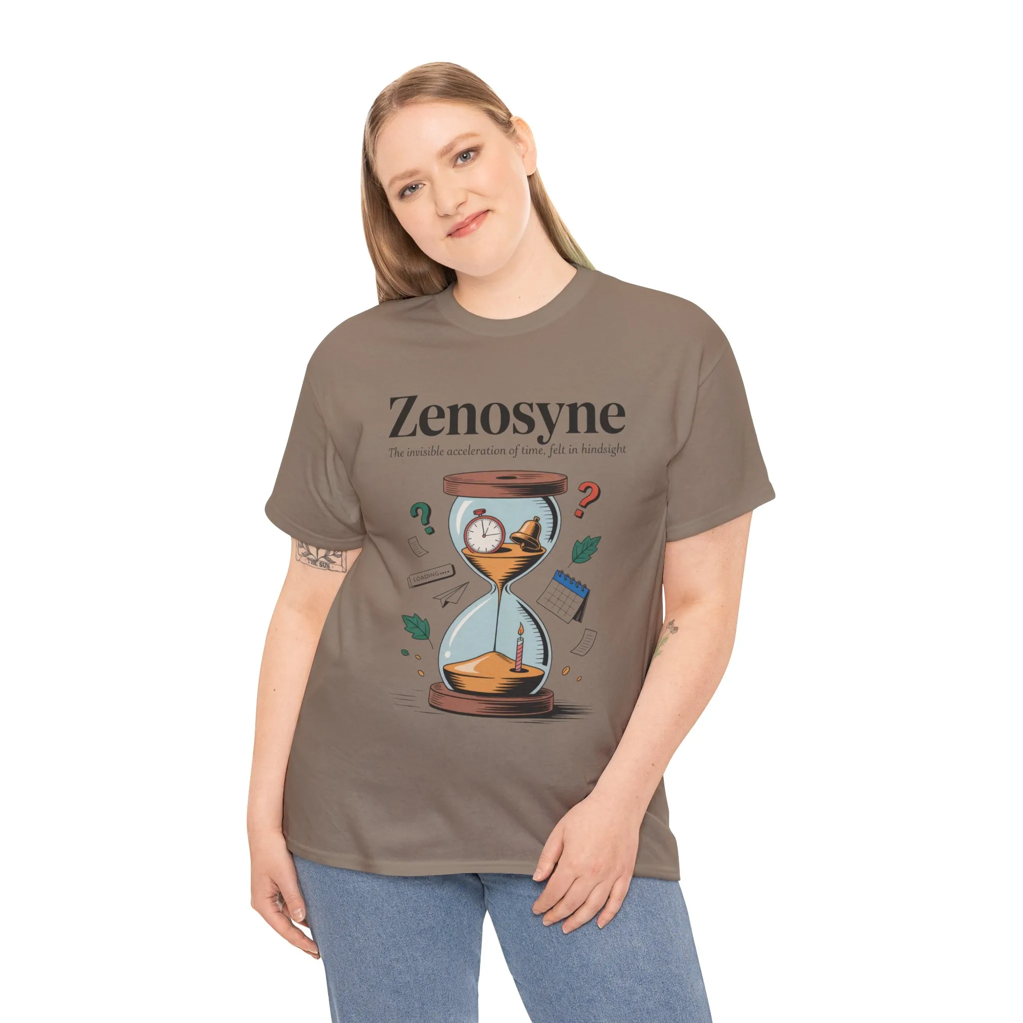 Zenosyne Unisex Heavy Cotton Tee, Aesthetic Word Tee, existential tee, Emotional Word Tee, Moody Graphic Tee, Philosophical Tee - Image 12