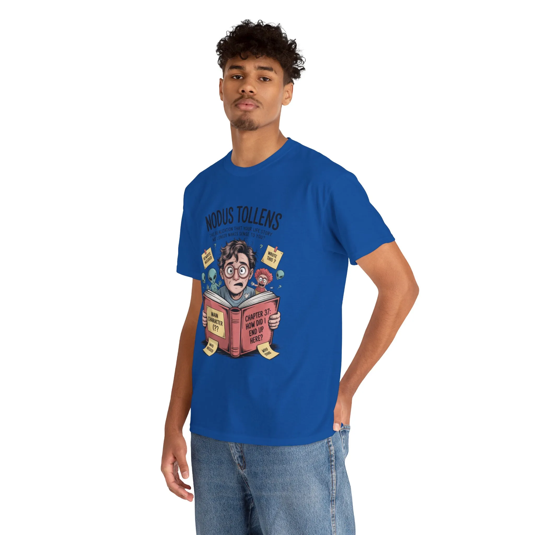 Nodus Tollens Men's T-Shirt, Men's Heavy Cotton Shirt, Latin Words, Moods & Modes, Self-Awareness, Quirky Humor Shirt - Image 20