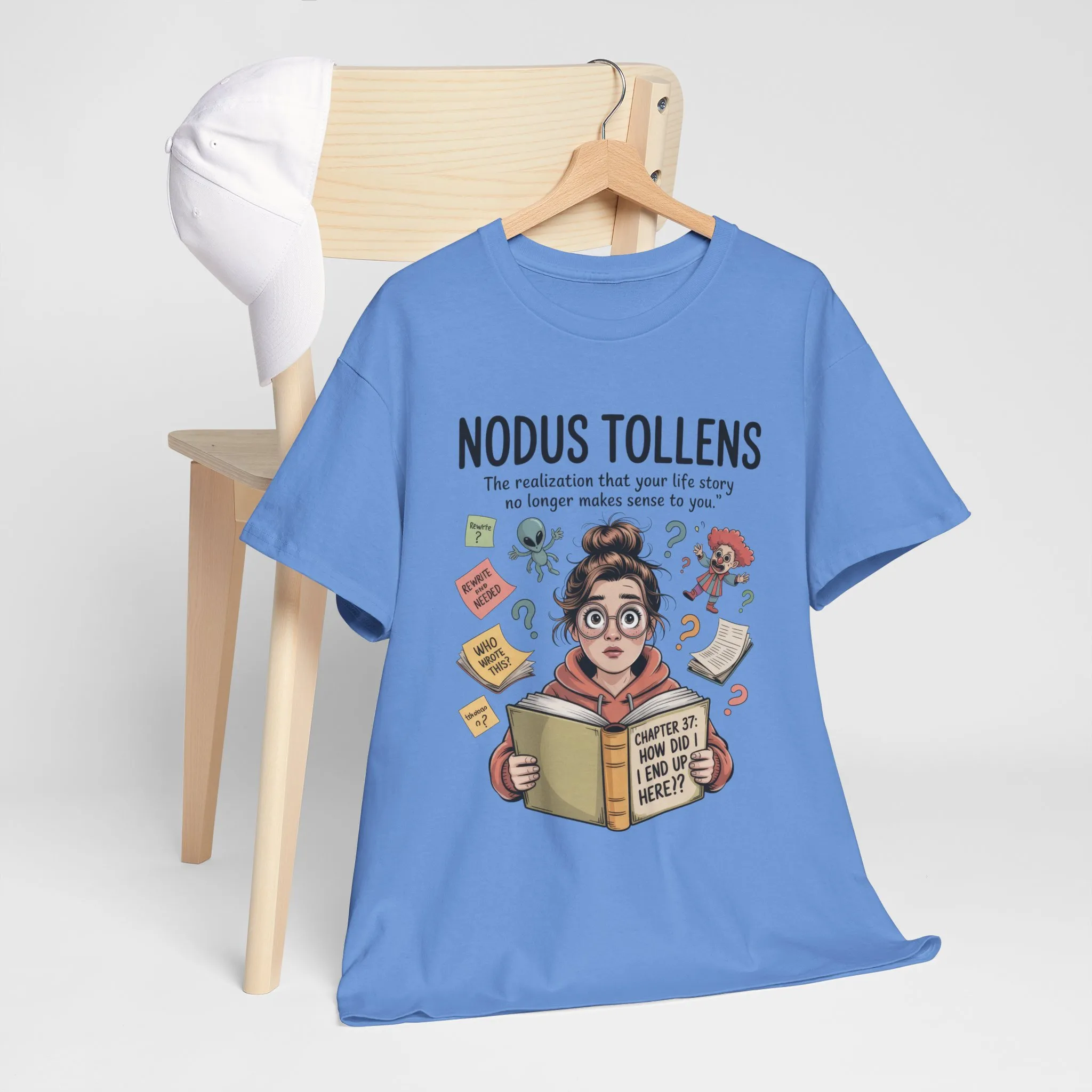Nodus Tollens Tee, Women`s Heavy Cotton Shirt, Latin Words, Moods & Modes, Self-Awareness, Personal Development - Image 15