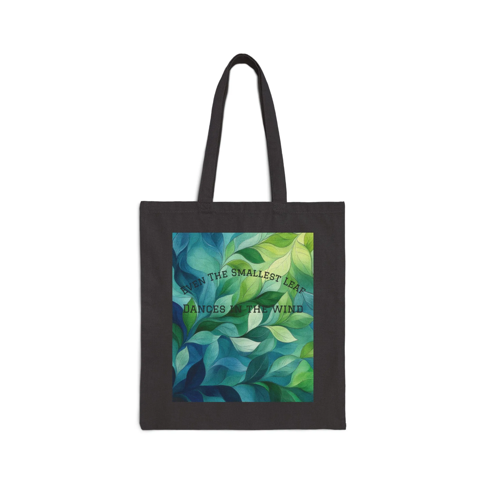 Nature-Inspired Canvas Tote Bag with Inspirational Quote, Eco-Friendly Shopping Bag, Greenery Art Tote, Gift for Nature Lovers, [...] - Image 7