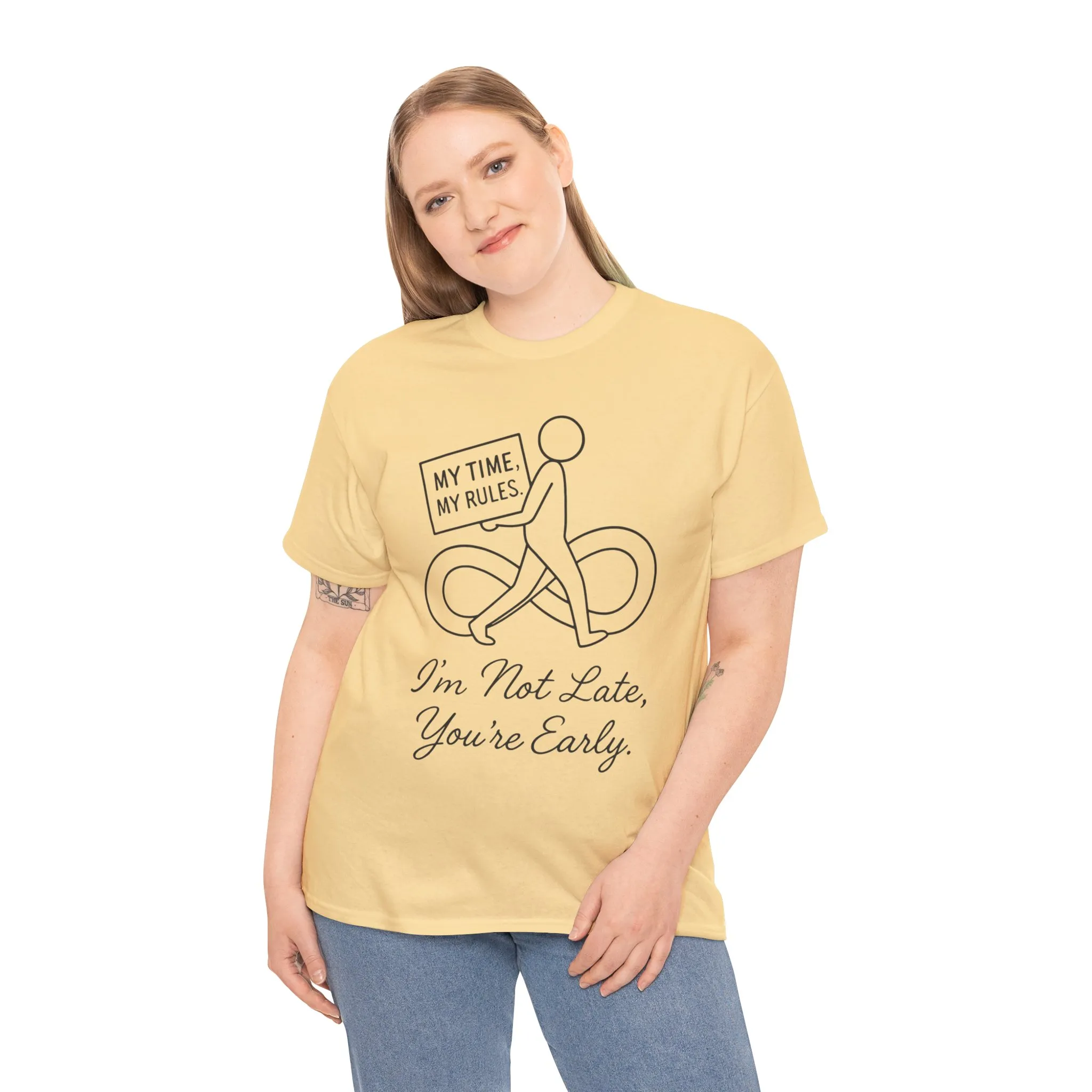 My Time My Rules Women's Heavy Cotton Tee, Funny T-Shirt, Casual Wear, women empowerment tee, confident woman shirt, self love t shirt - Image 34
