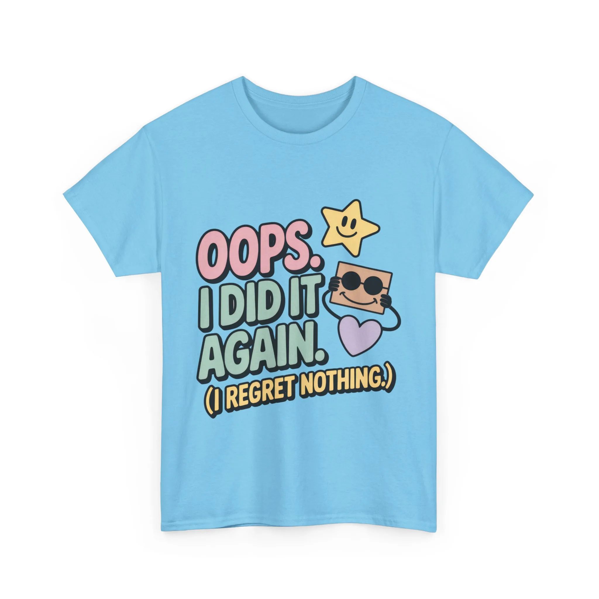 Retro Graphic Tee, Oops I Did It Again Shirt, Funny Women's T-shirt, Casual Statement Wear, Positive Message Women's T-Shirt - Image 18