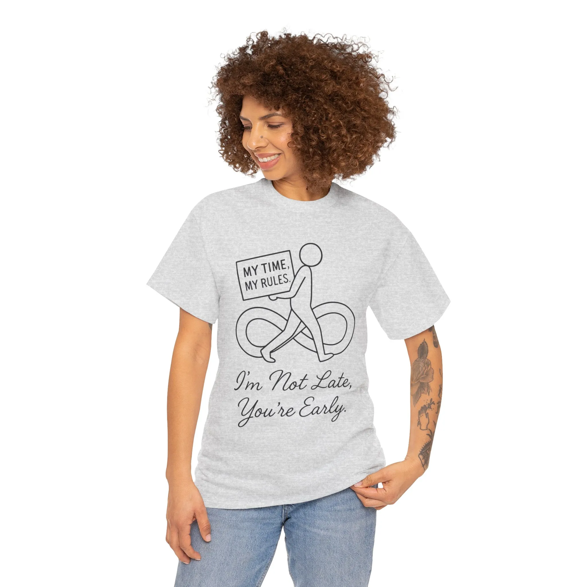 My Time My Rules Women's Heavy Cotton Tee, Funny T-Shirt, Casual Wear, women empowerment tee, confident woman shirt, self love t shirt - Image 31