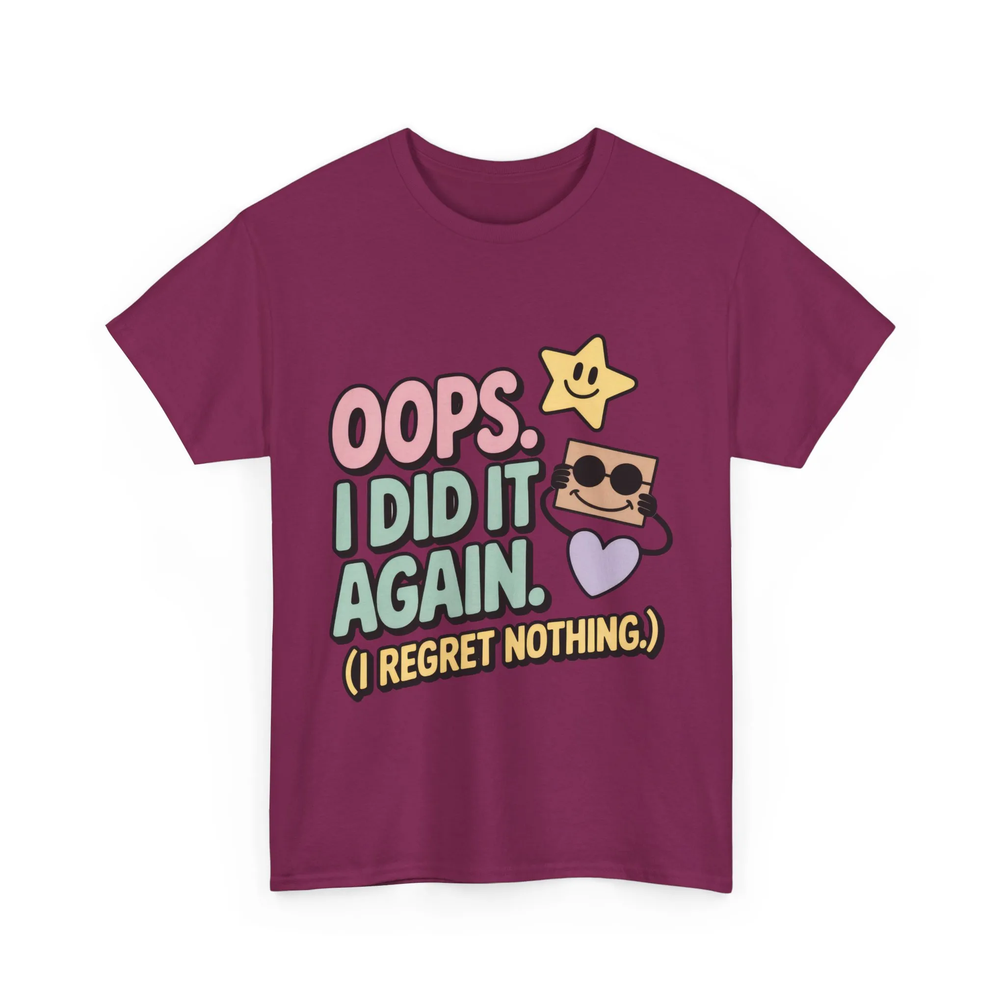 Retro Graphic Tee, Oops I Did It Again Shirt, Funny Women's T-shirt, Casual Statement Wear, Positive Message Women's T-Shirt - Image 3