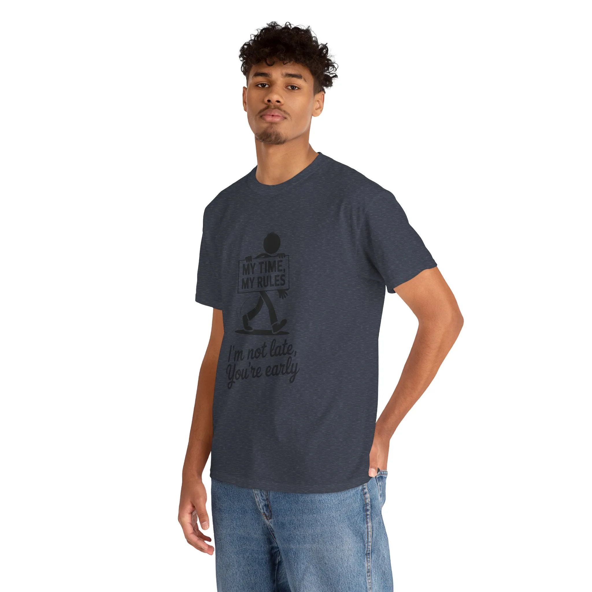 My Time My Rules Men's T-Shirt, Funny T-Shirt, Casual Wear, confident Men's shirt, self love t shirt, Time Management Humor, sassy quote tee - Image 28