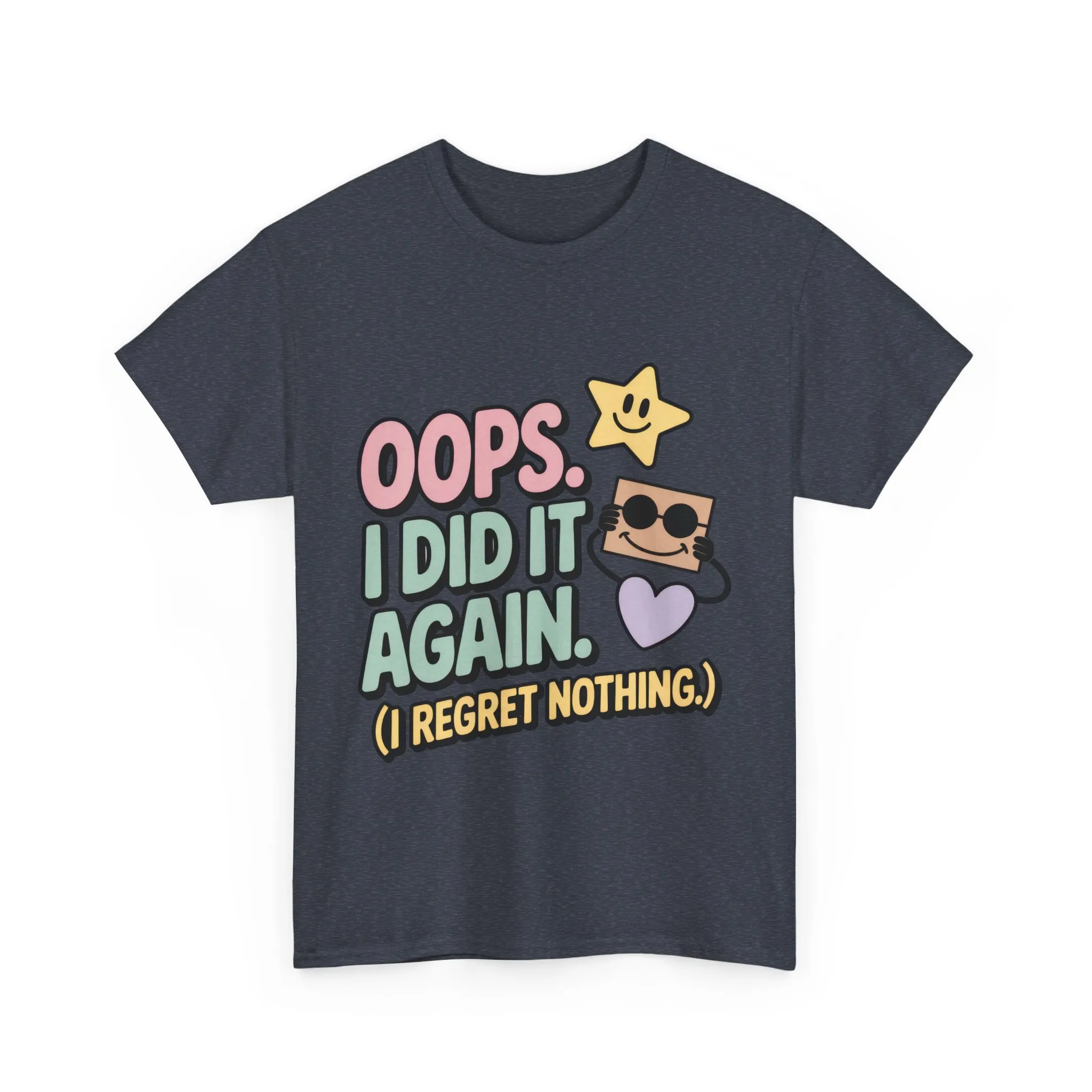 Retro Graphic Tee, Oops I Did It Again Shirt, Funny Women's T-shirt, Casual Statement Wear, Positive Message Women's T-Shirt - Image 24