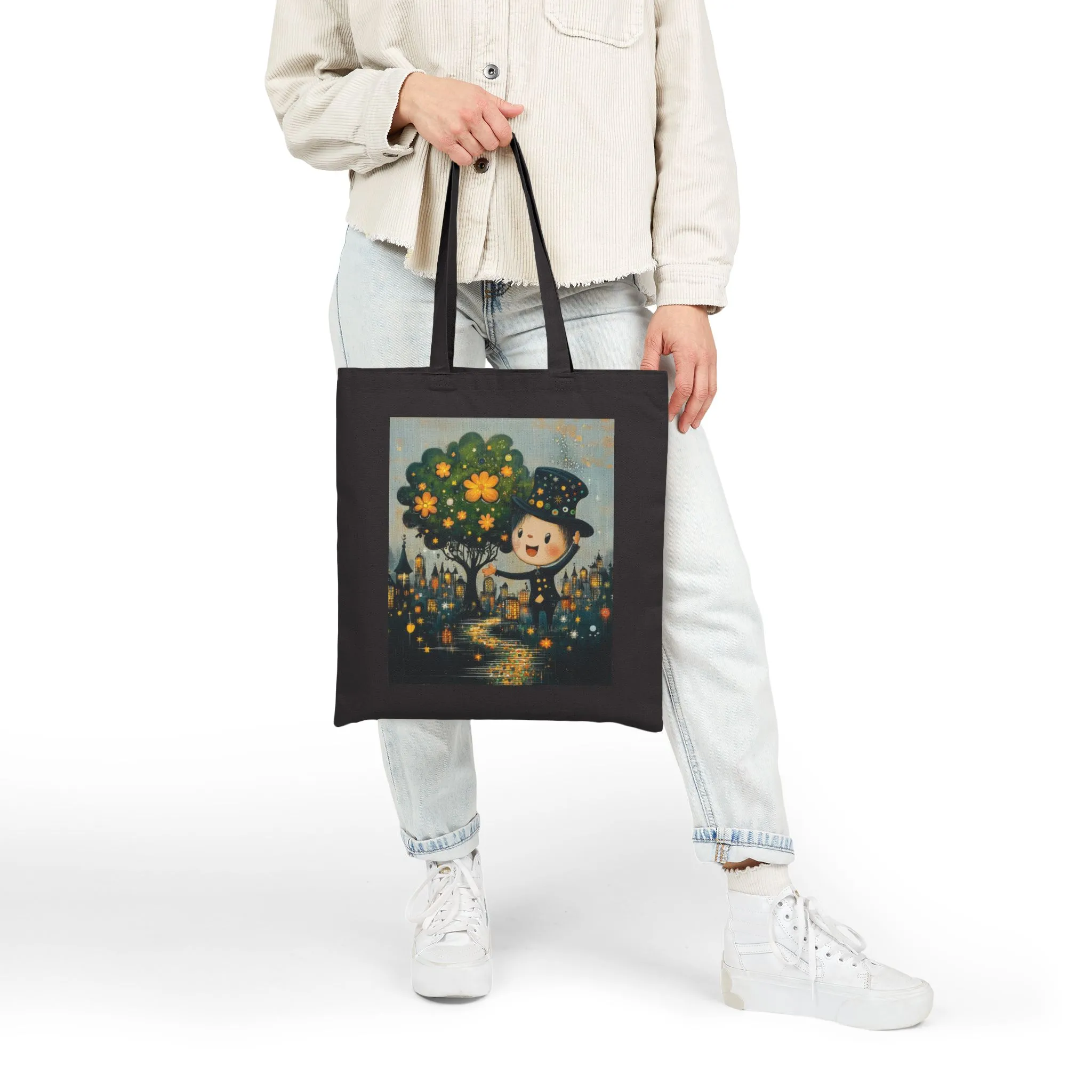 Eco-Friendly Cotton Canvas Tote Bag, Cute Gift for Nature Lovers, Beach Bag, Shopping Tote, Earth Day Accessory, Reusable Bag - Image 9