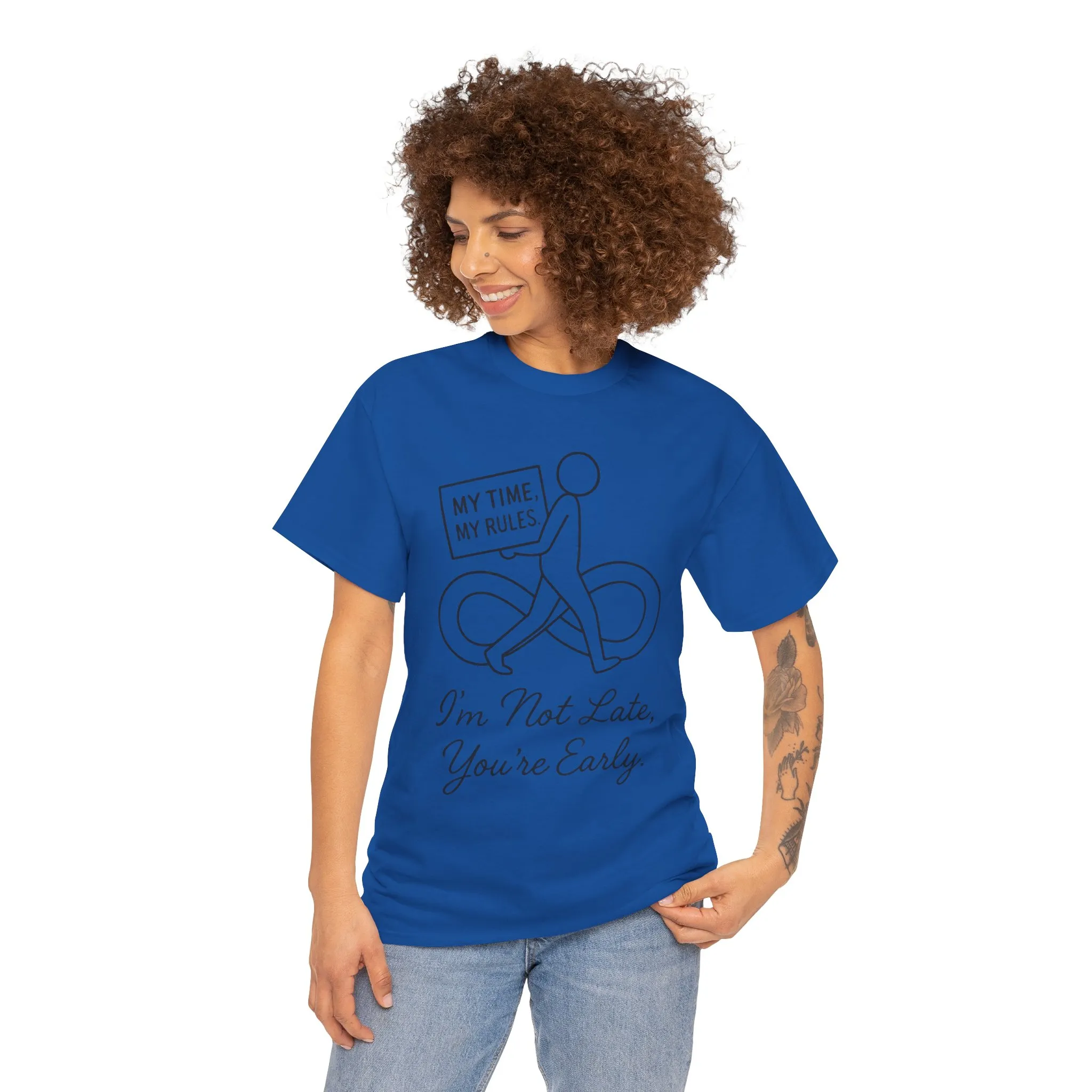 My Time My Rules Women's Heavy Cotton Tee, Funny T-Shirt, Casual Wear, women empowerment tee, confident woman shirt, self love t shirt - Image 19