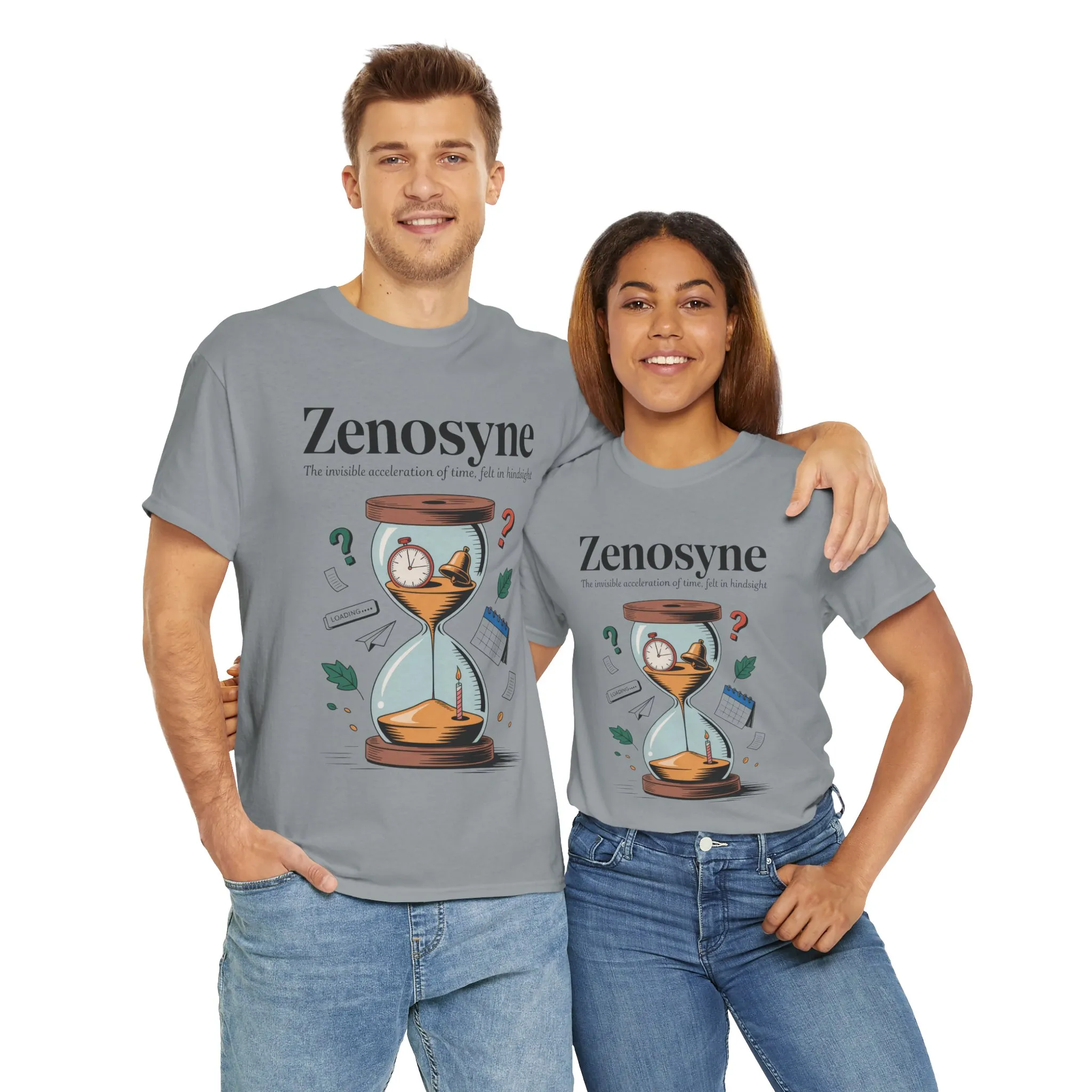 Zenosyne Unisex Heavy Cotton Tee, Aesthetic Word Tee, existential tee, Emotional Word Tee, Moody Graphic Tee, Philosophical Tee