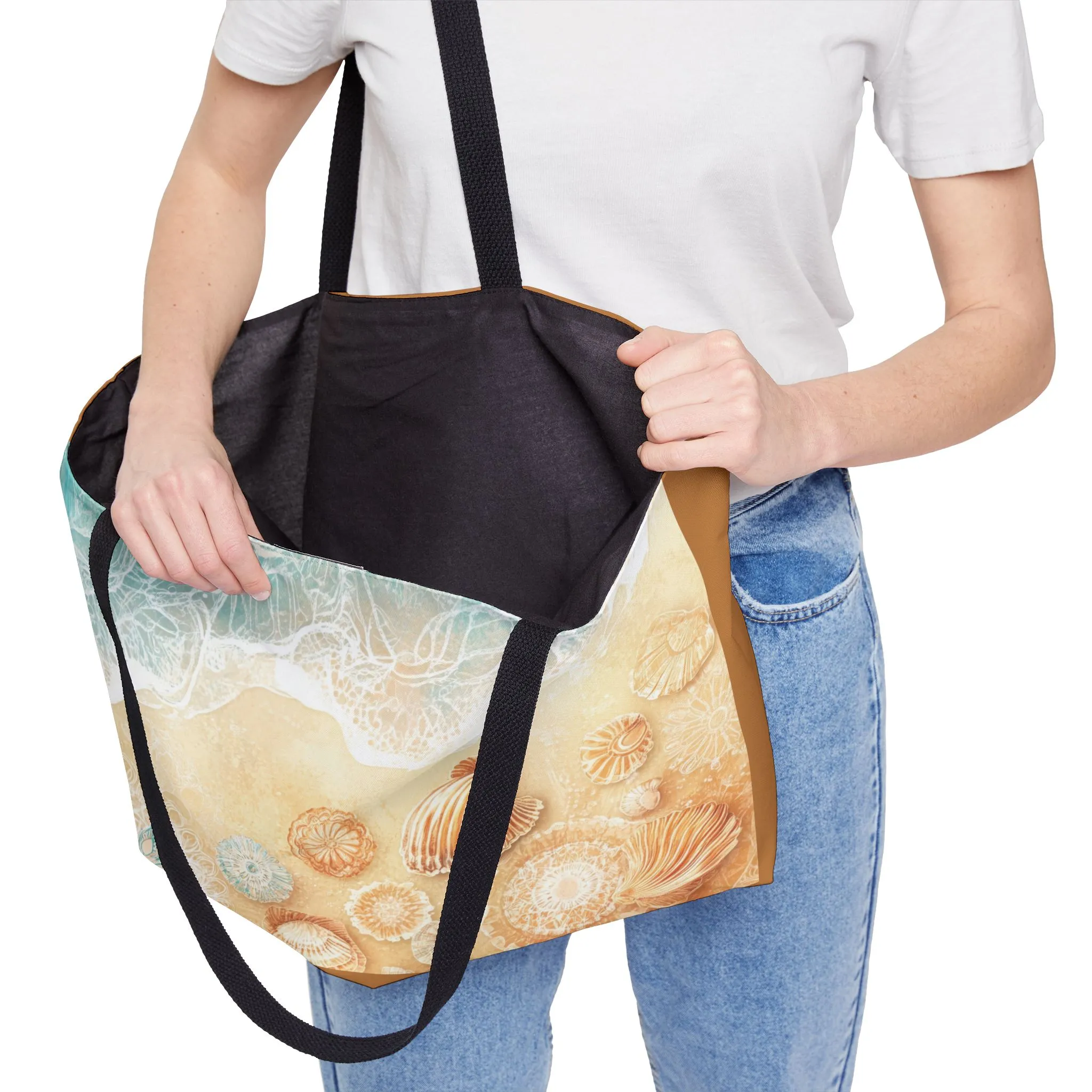 Beach Vibe Weekender Tote Bag, Perfect for Travel, Beach Days, Summer Vacation, Poolside, Gifts for Friends, beach bag - Image 2